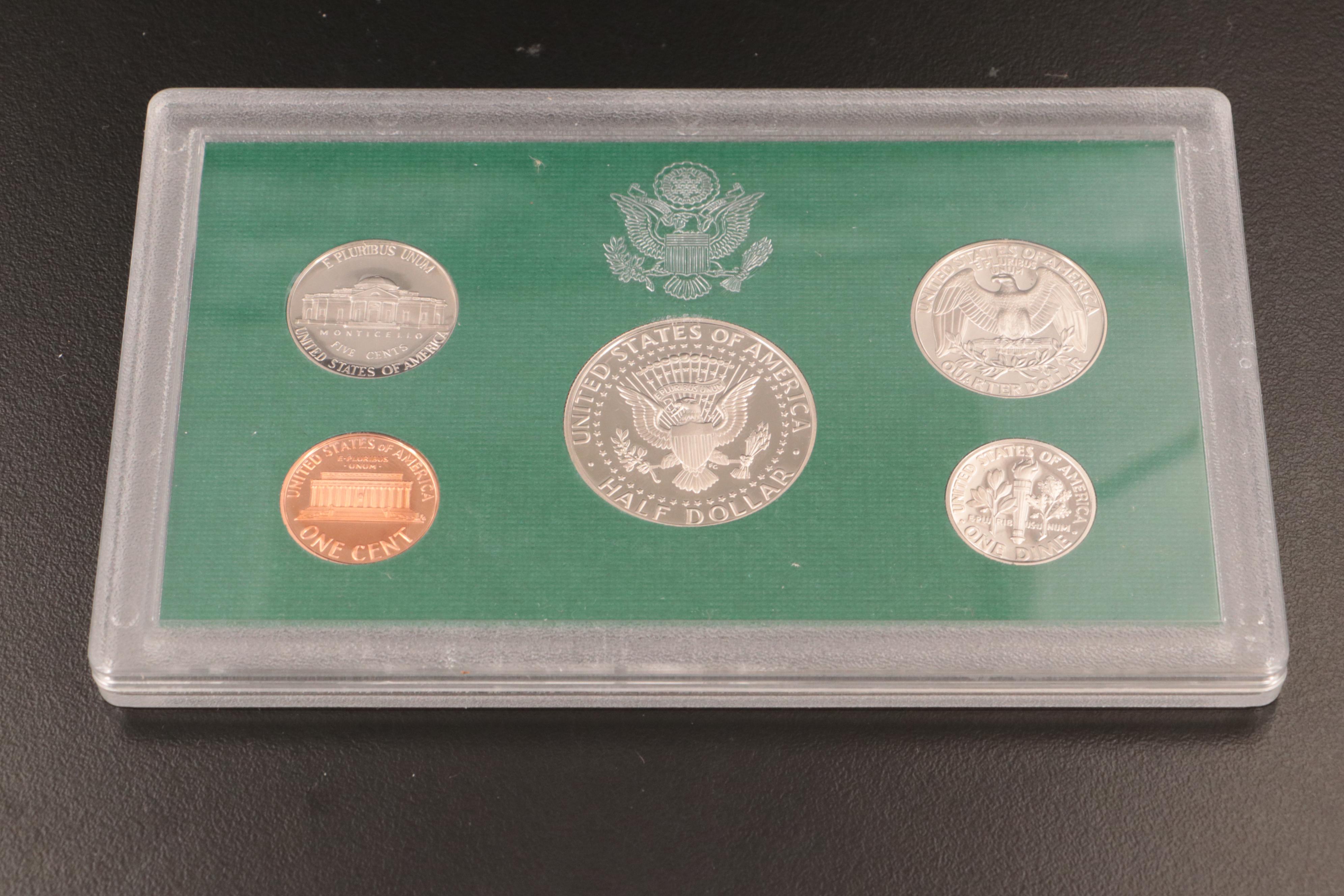 Eighteen U.S. Mint Proof Sets