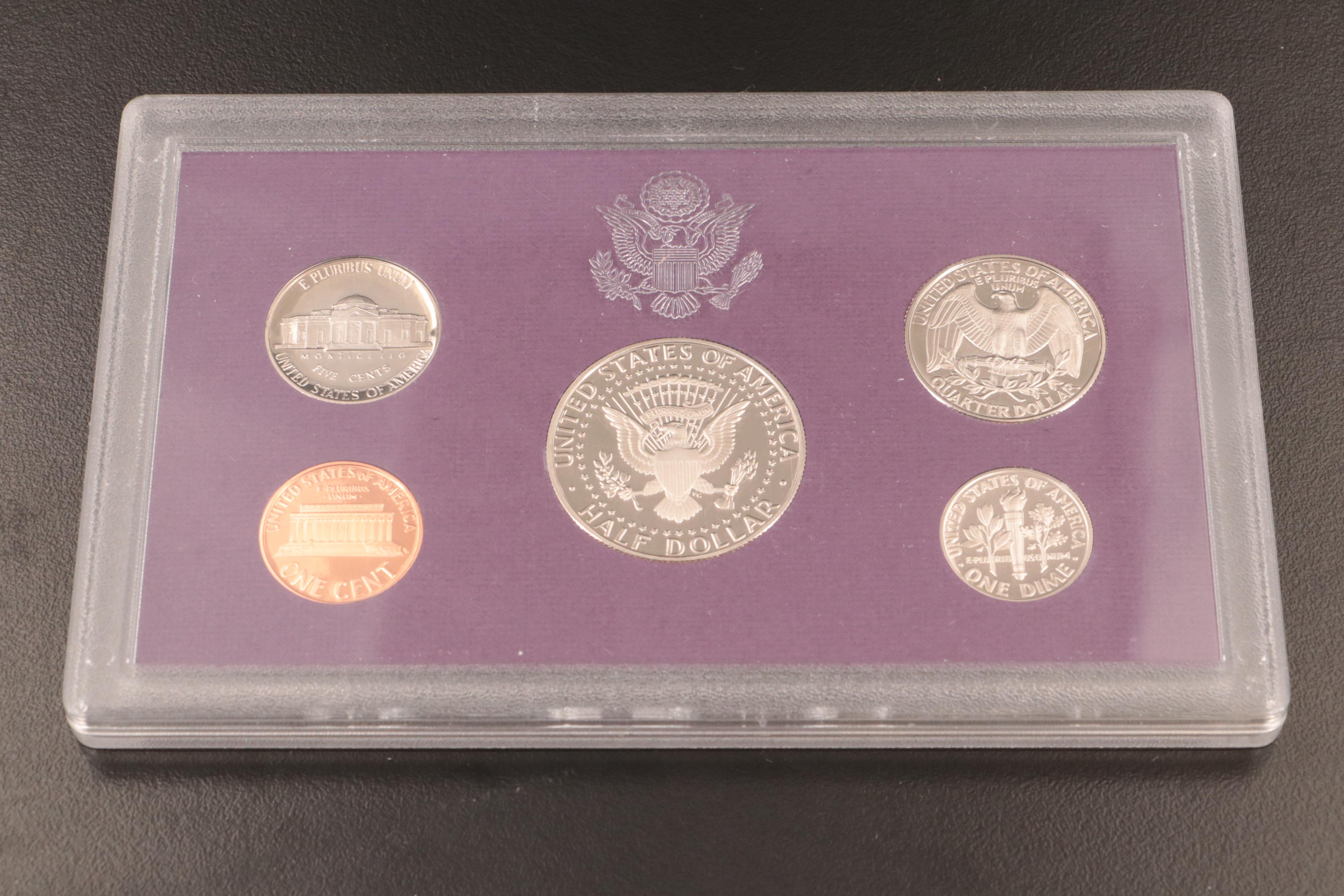 Eighteen U.S. Mint Proof Sets