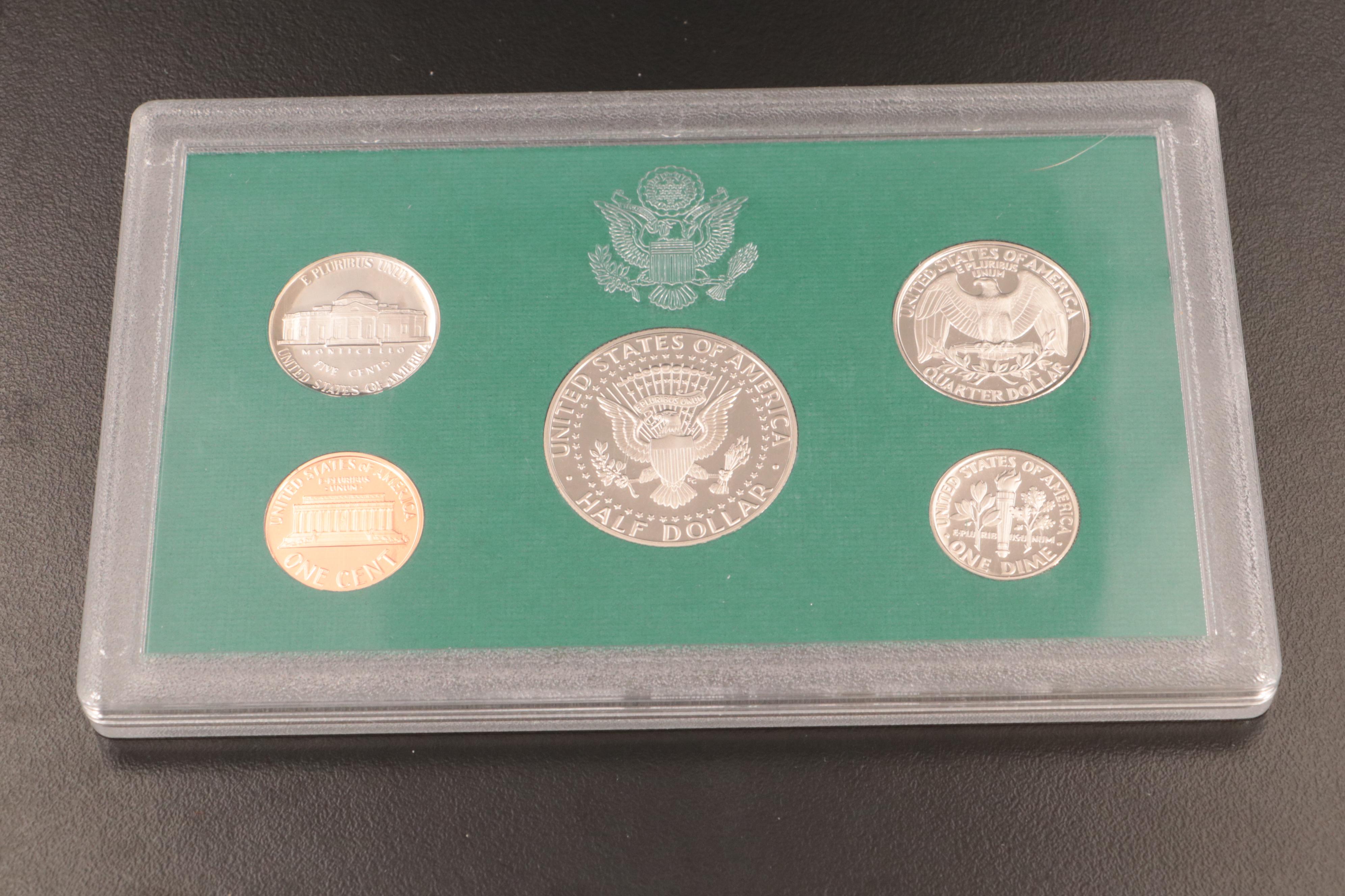 Eighteen U.S. Mint Proof Sets