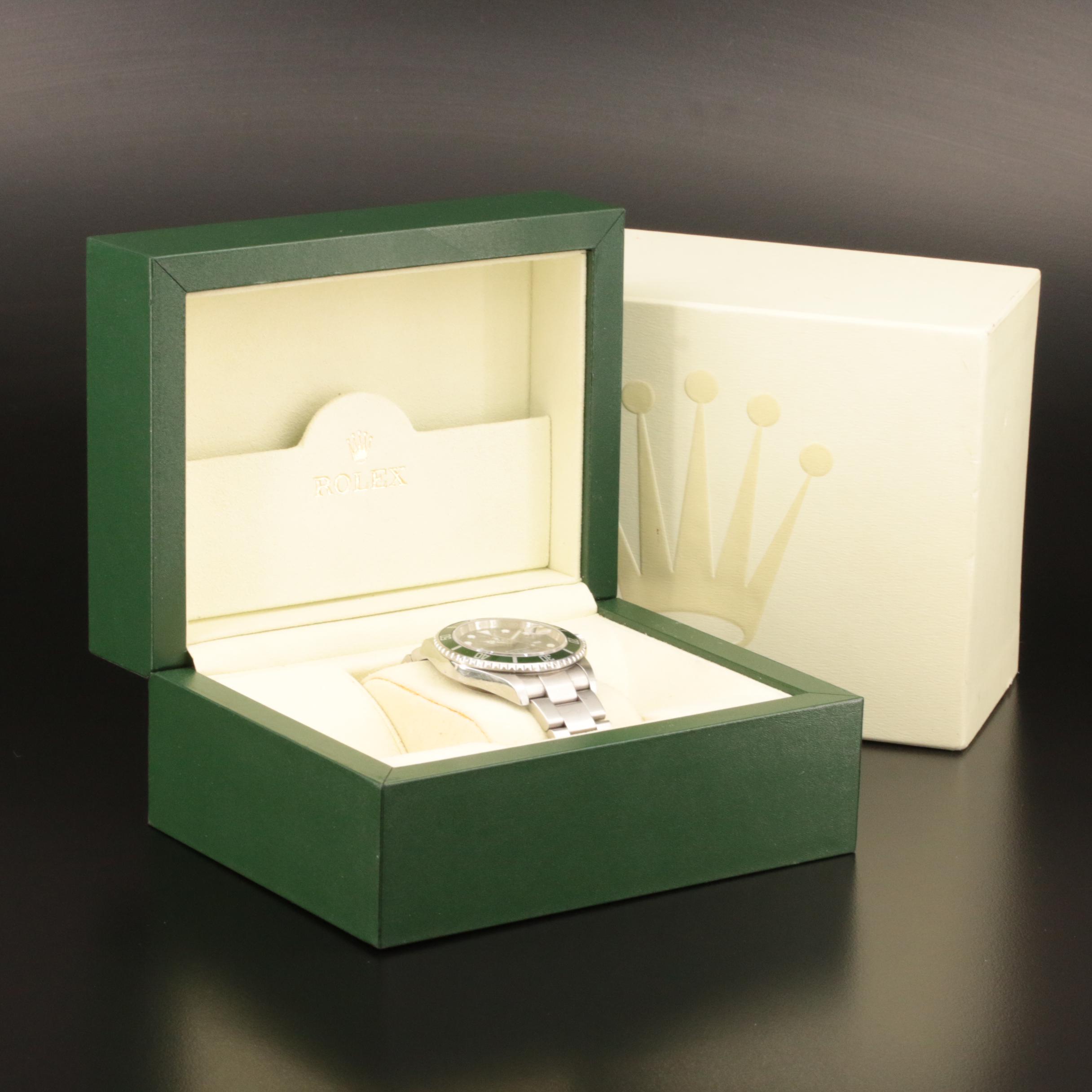 2007-2008 Rolex Submariner Green Bezel Watch "Kermit"