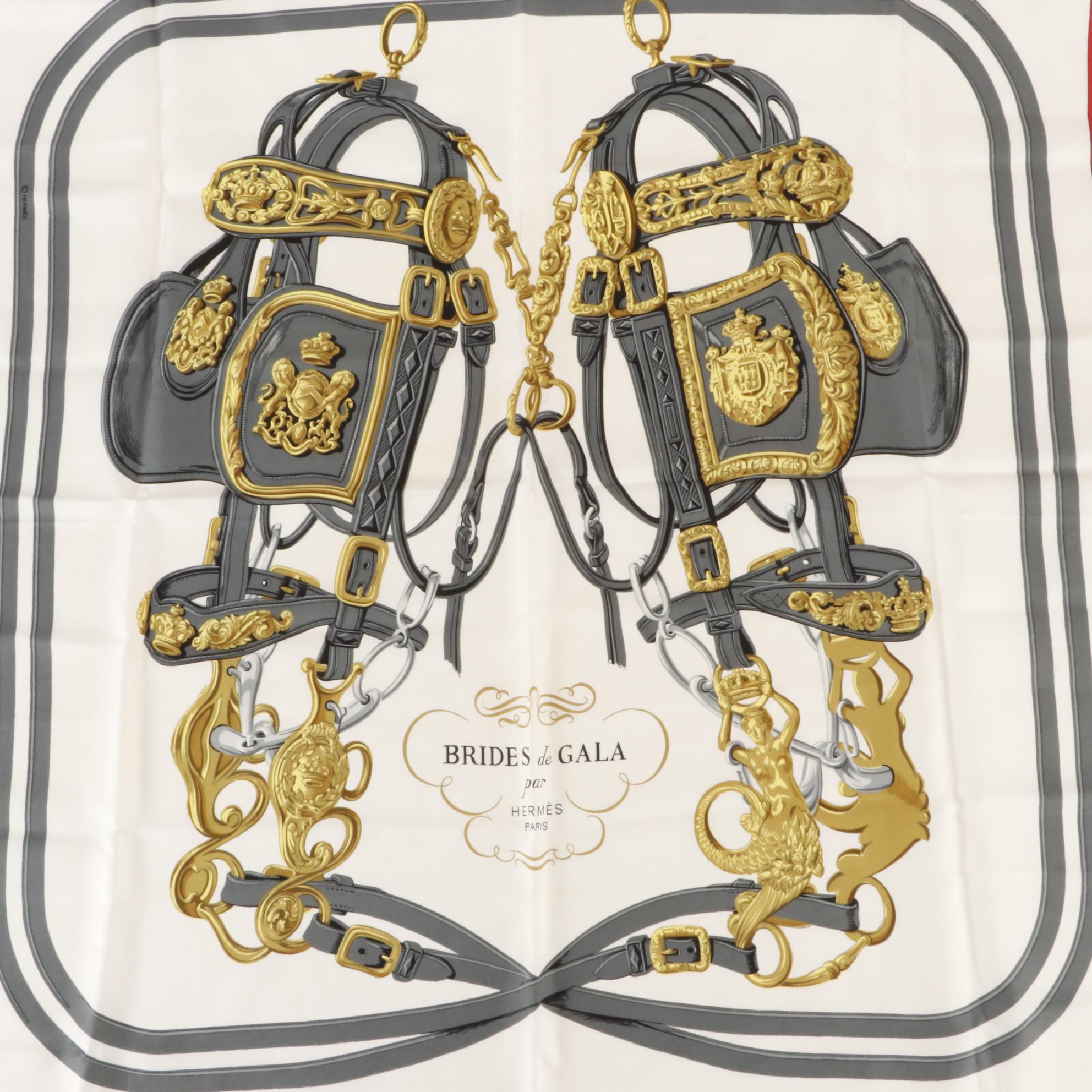 Hermès "Brides de Gala" Scarf 90 in Silk Twill