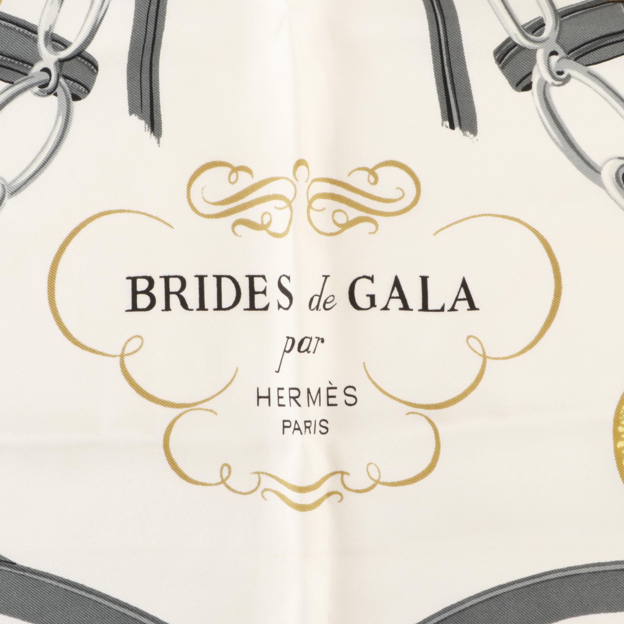 Hermès "Brides de Gala" Scarf 90 in Silk Twill