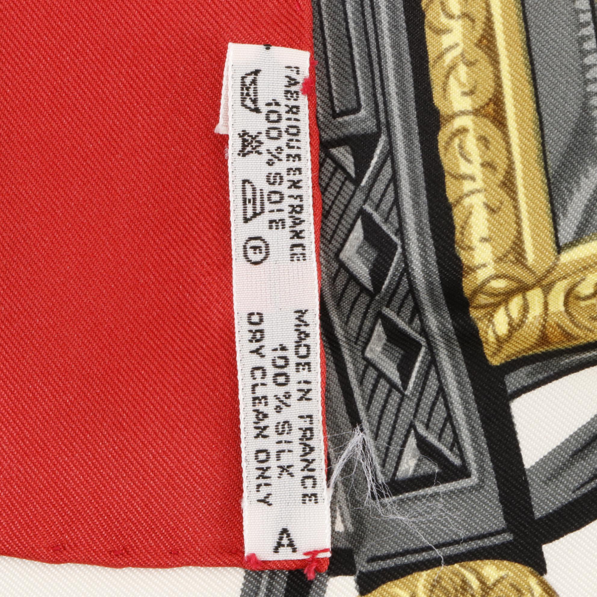 Hermès "Brides de Gala" Scarf 90 in Silk Twill