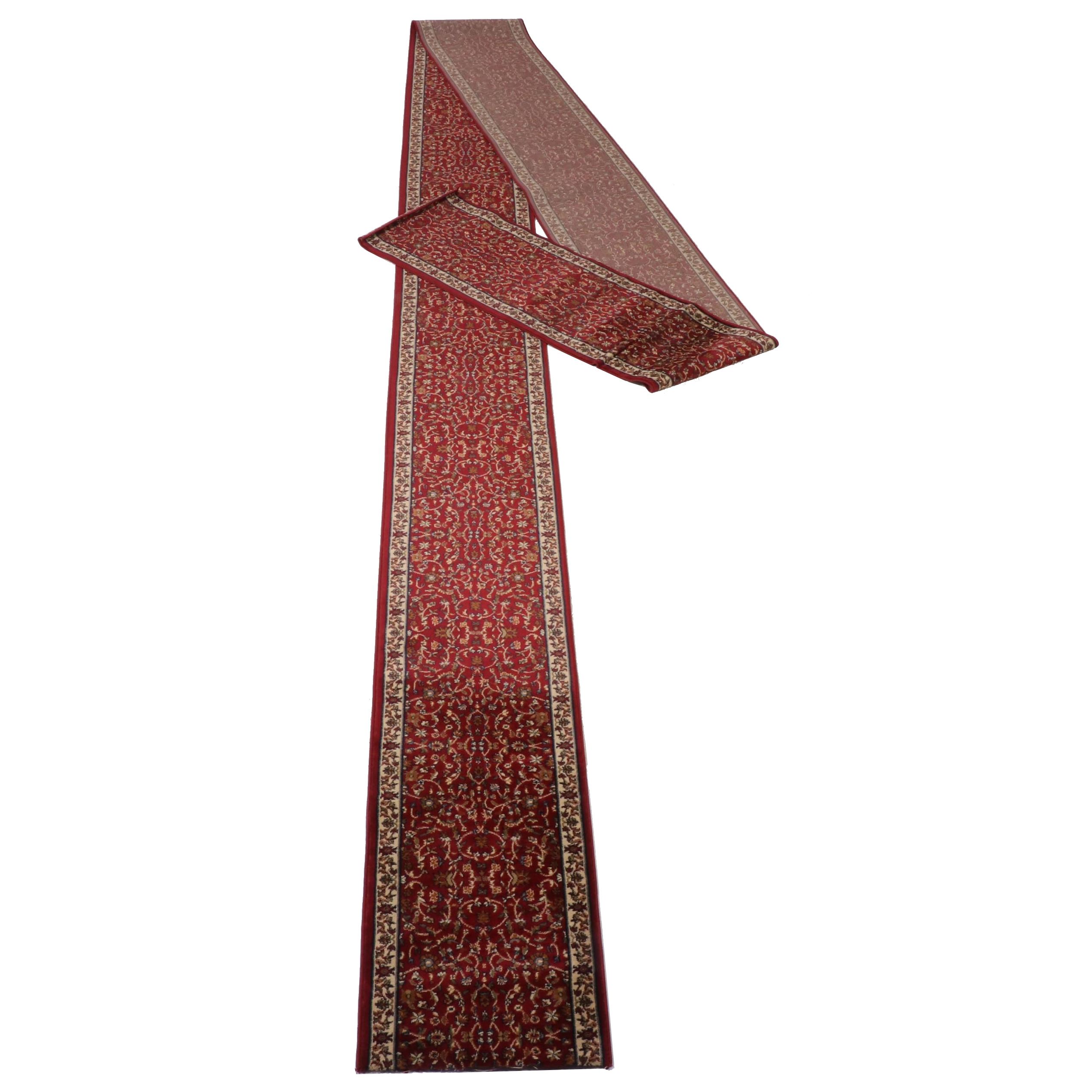 2'2 x 40'11 Machine Made Turkish Indian Agra Style Carpet Runner Remnant