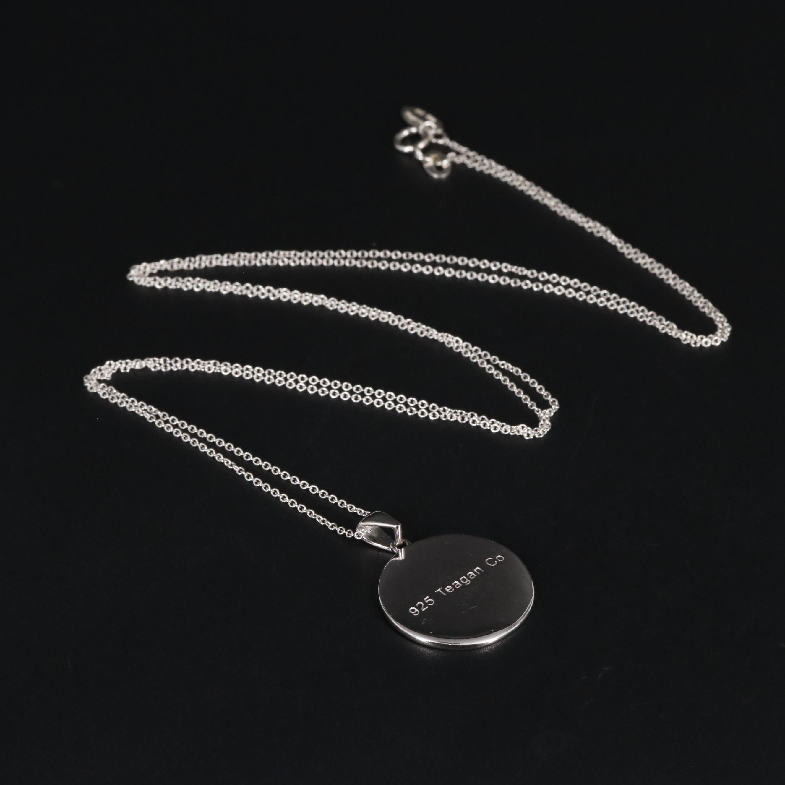 Sterling Georgia Southern Pendant Necklace