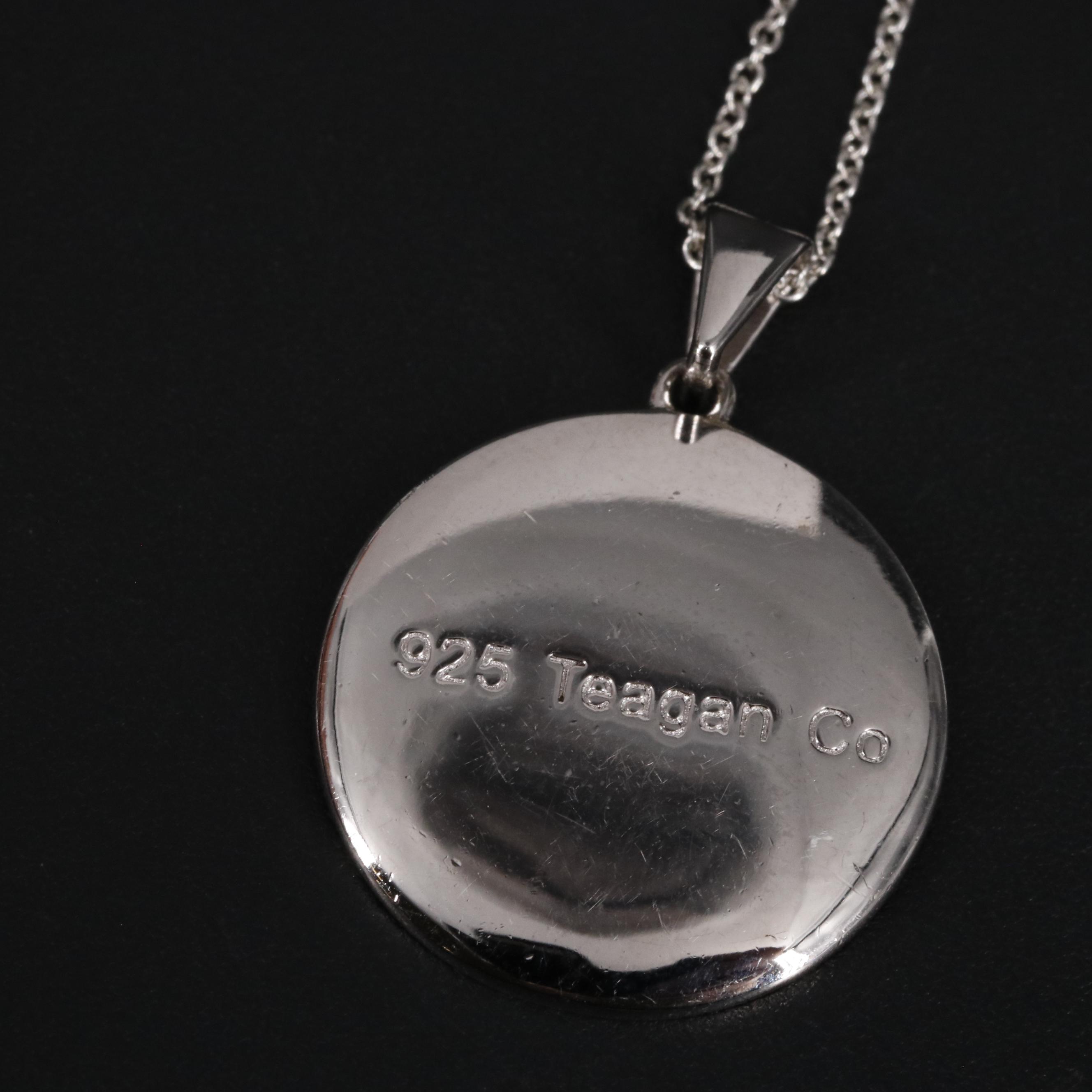 Sterling Georgia Southern Pendant Necklace