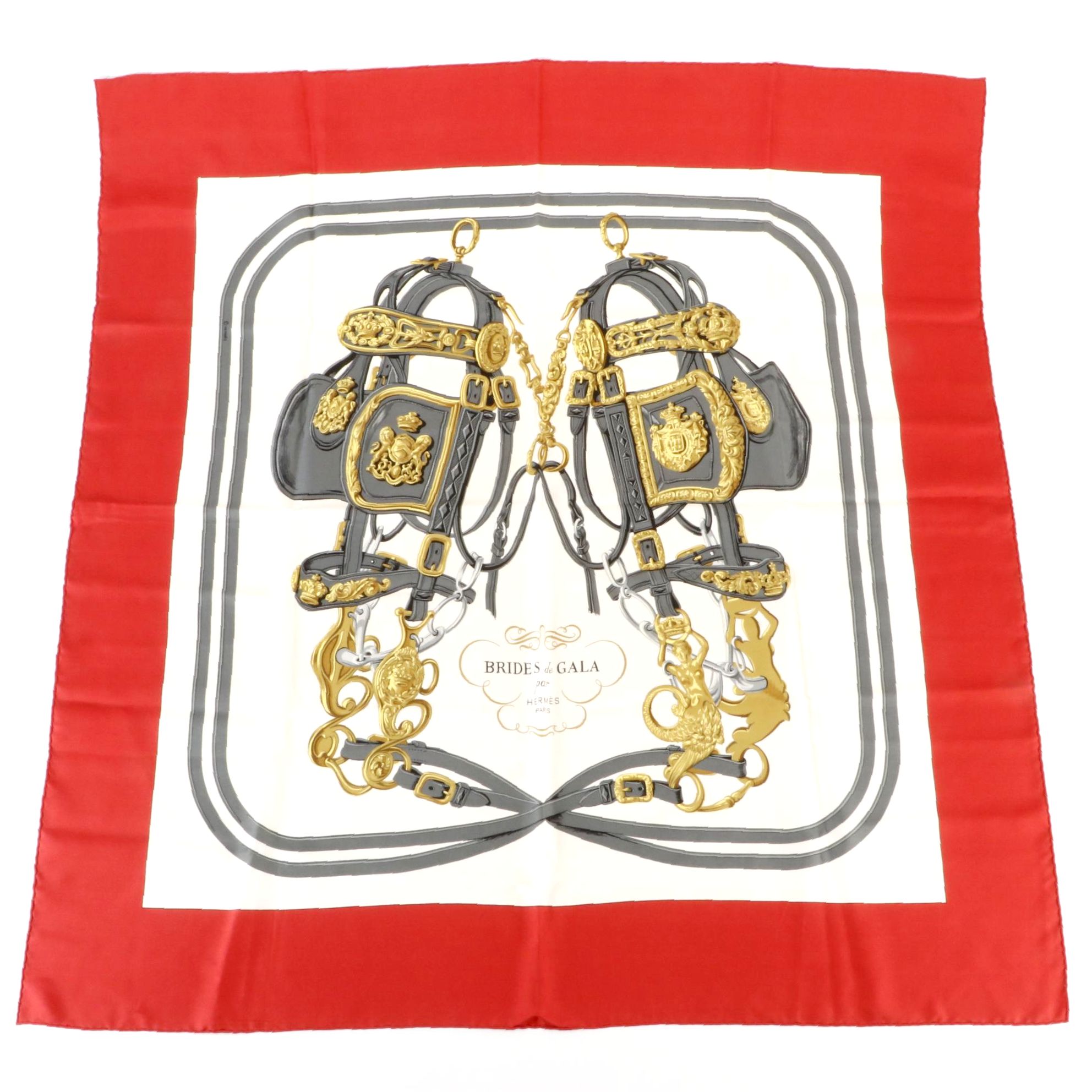 Hermès "Brides de Gala" Scarf 90 in Silk Twill