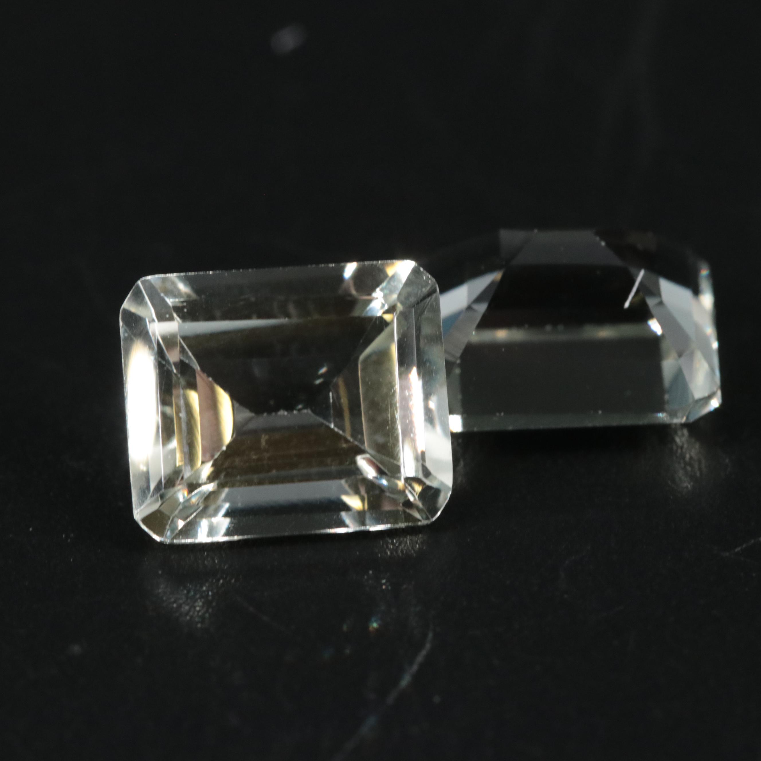 Loose 12.22 CTW Prasiolite