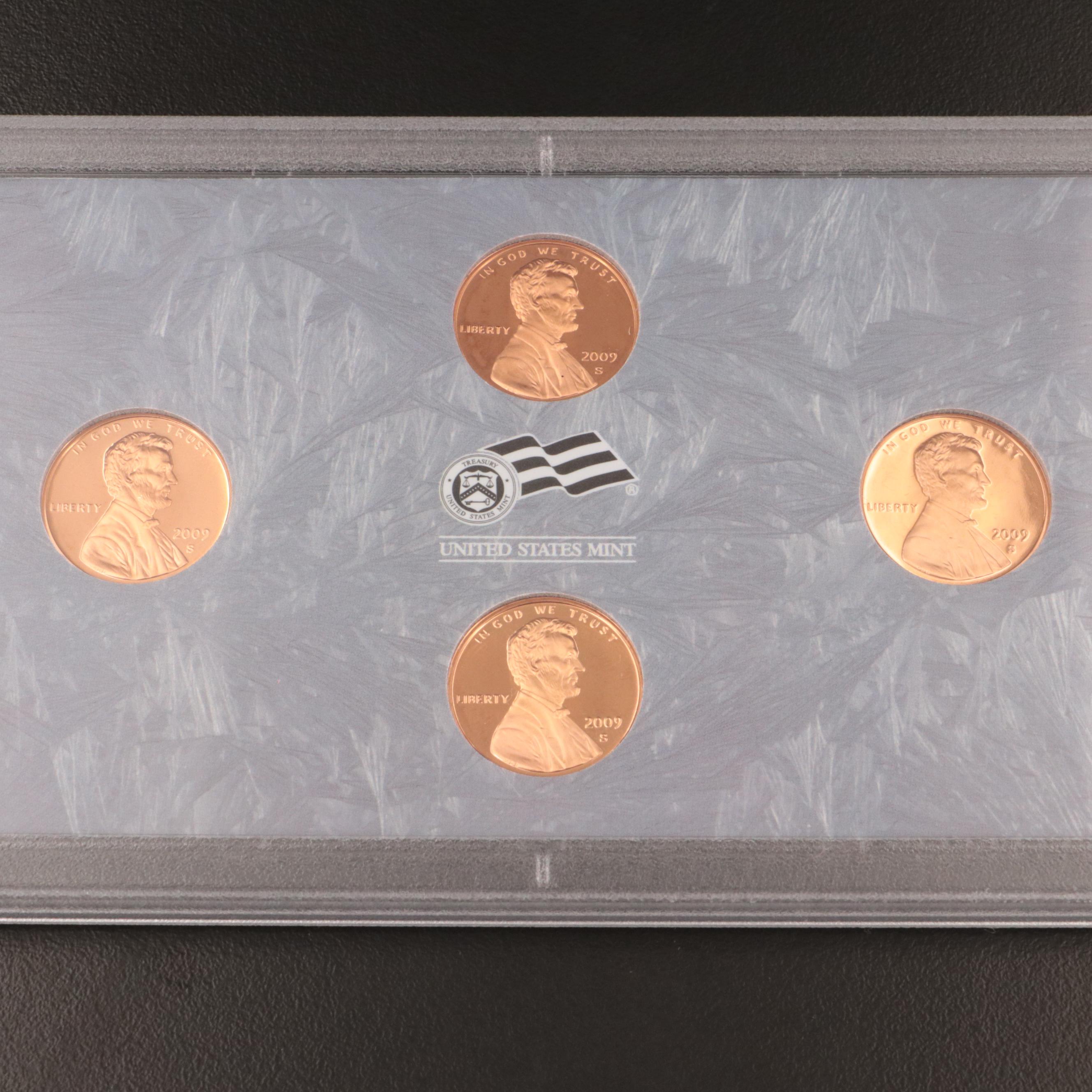 Three U.S. Mint Silver Proof Sets With a 1999 Set