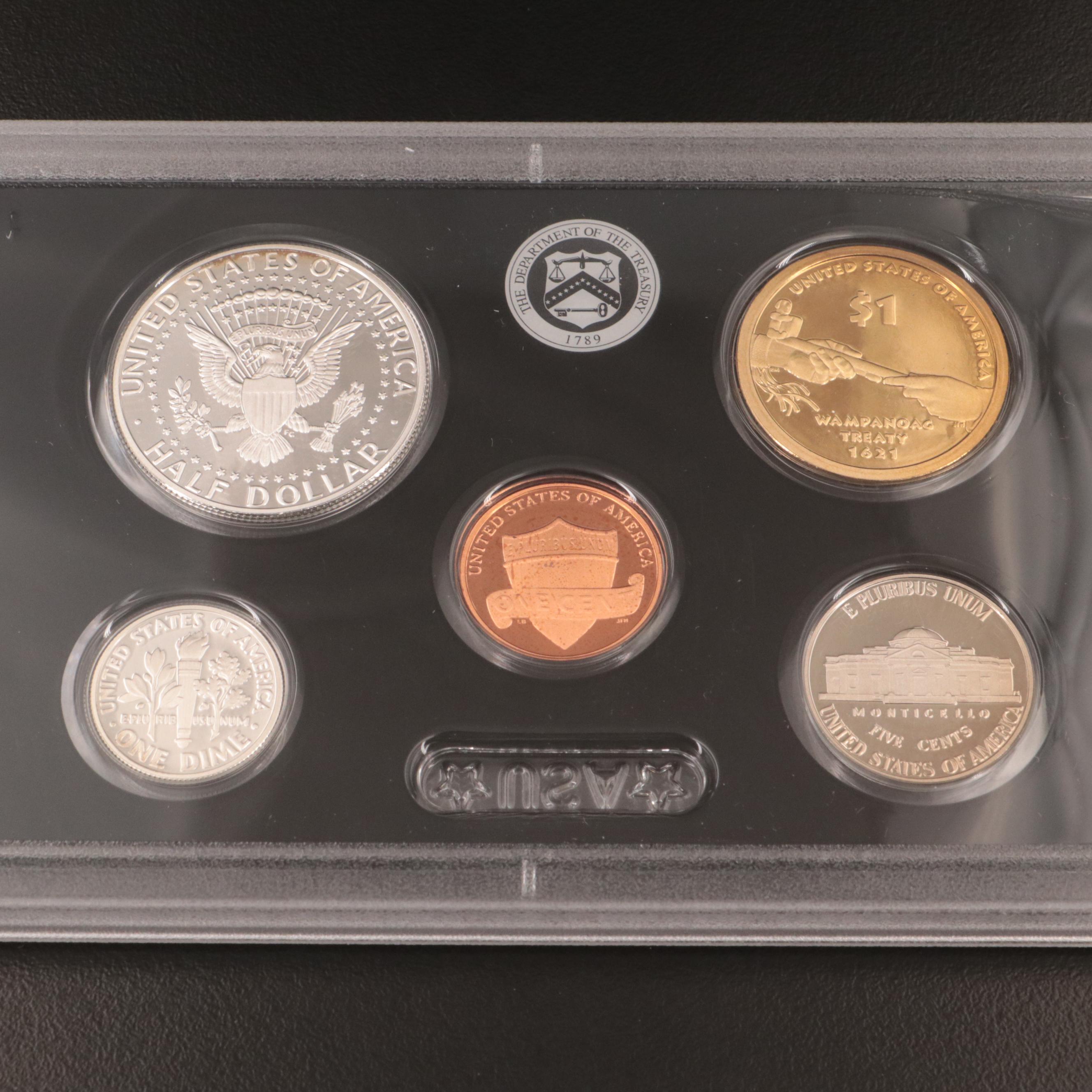 Three U.S. Mint Silver Proof Sets With a 1999 Set