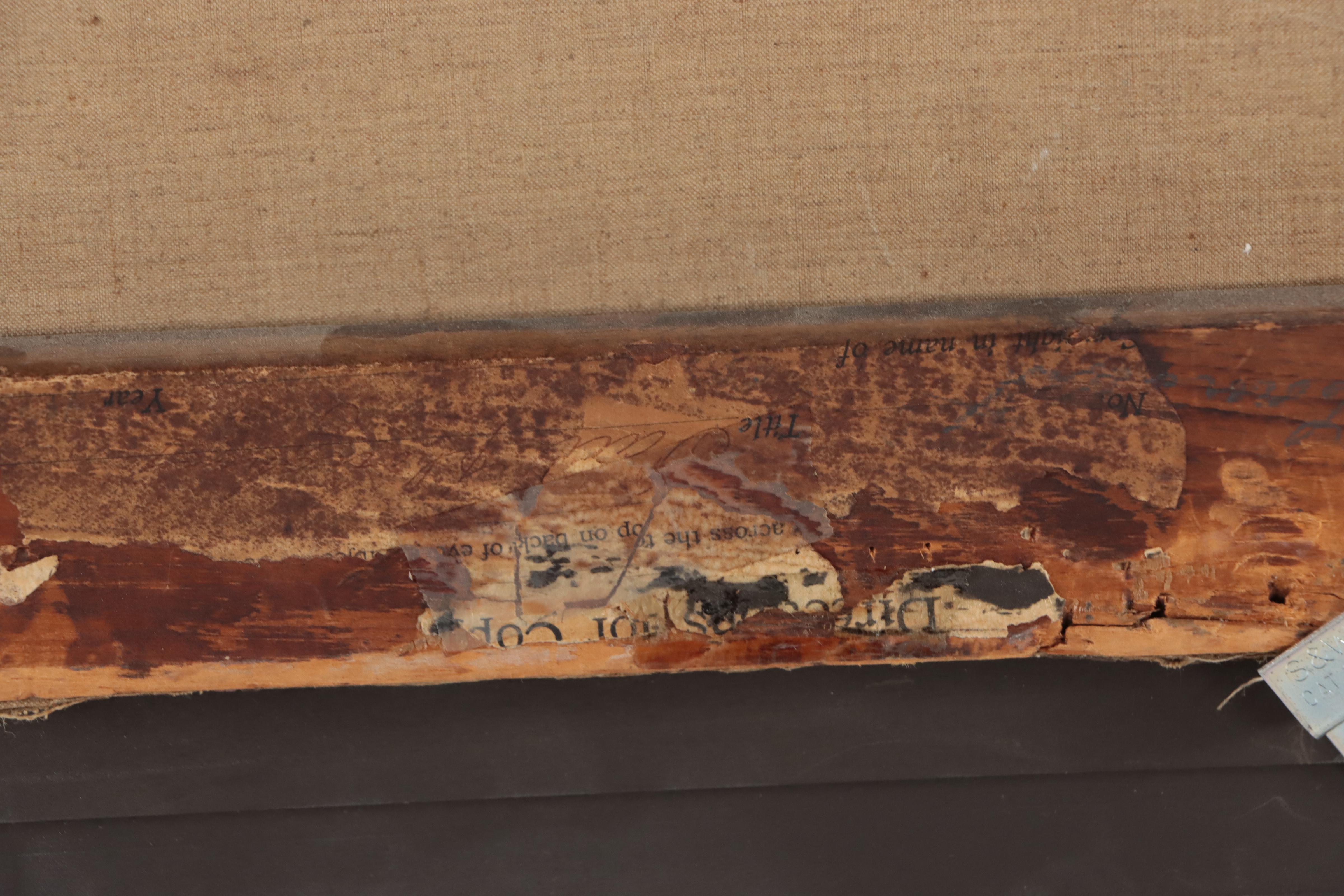 Edward Henry Potthast American Impressionist Oil Painting "Cattle Driver," 1903