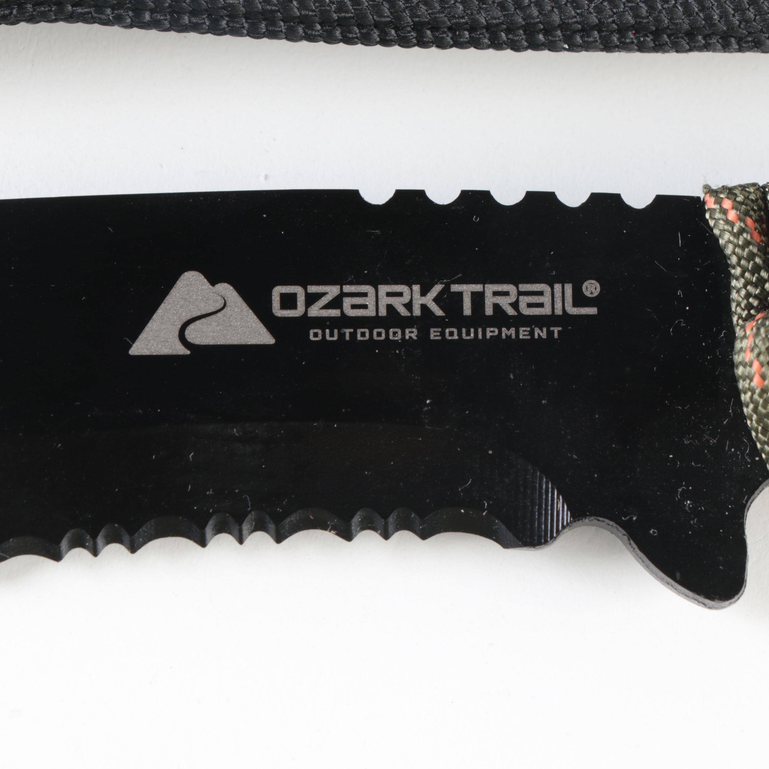 Ozark Trail Survival Knife With Boker Folding and Other Fixed Blade Knives