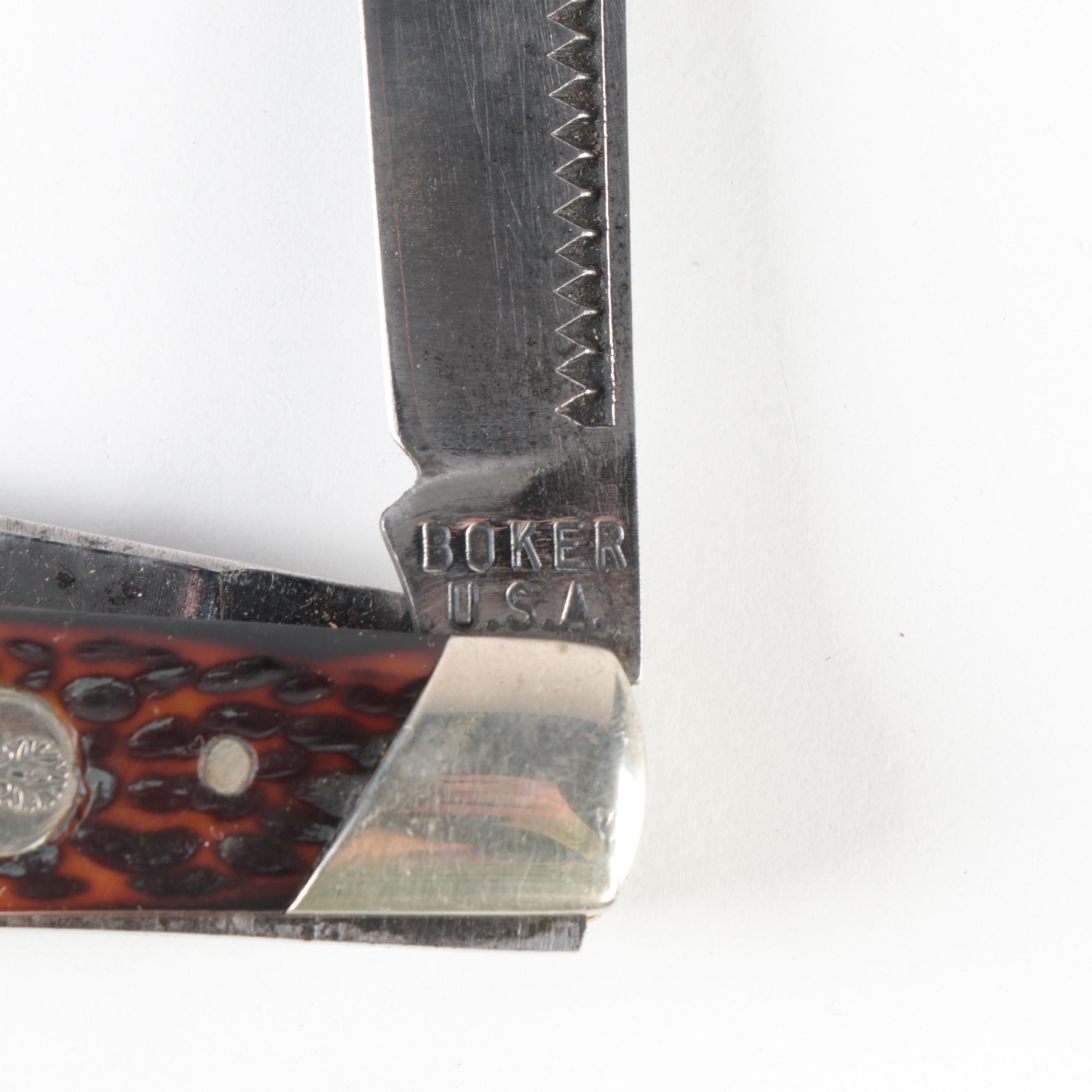 Ozark Trail Survival Knife With Boker Folding and Other Fixed Blade Knives