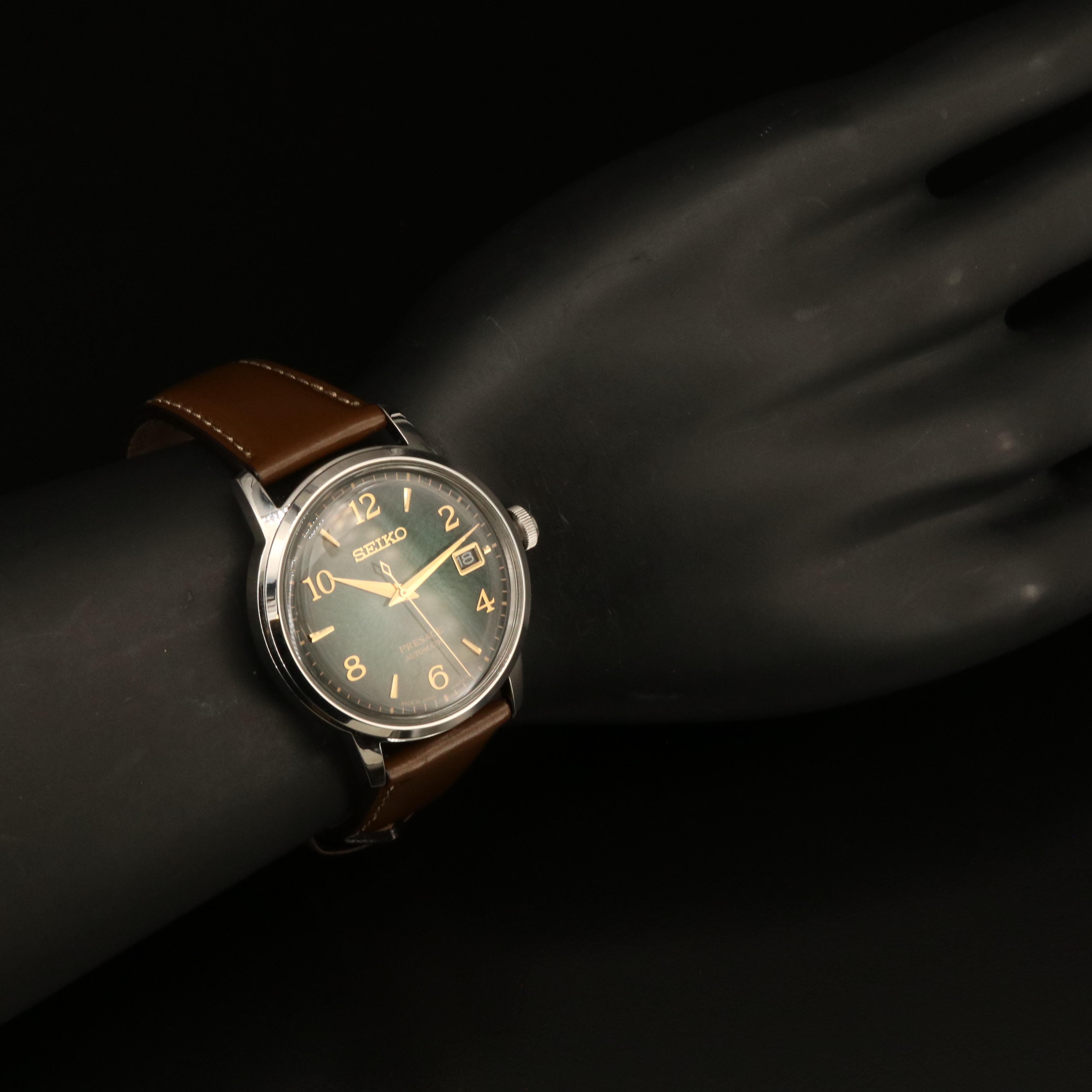 Seiko Presage "Cocktail Time" Green Automatic Watch