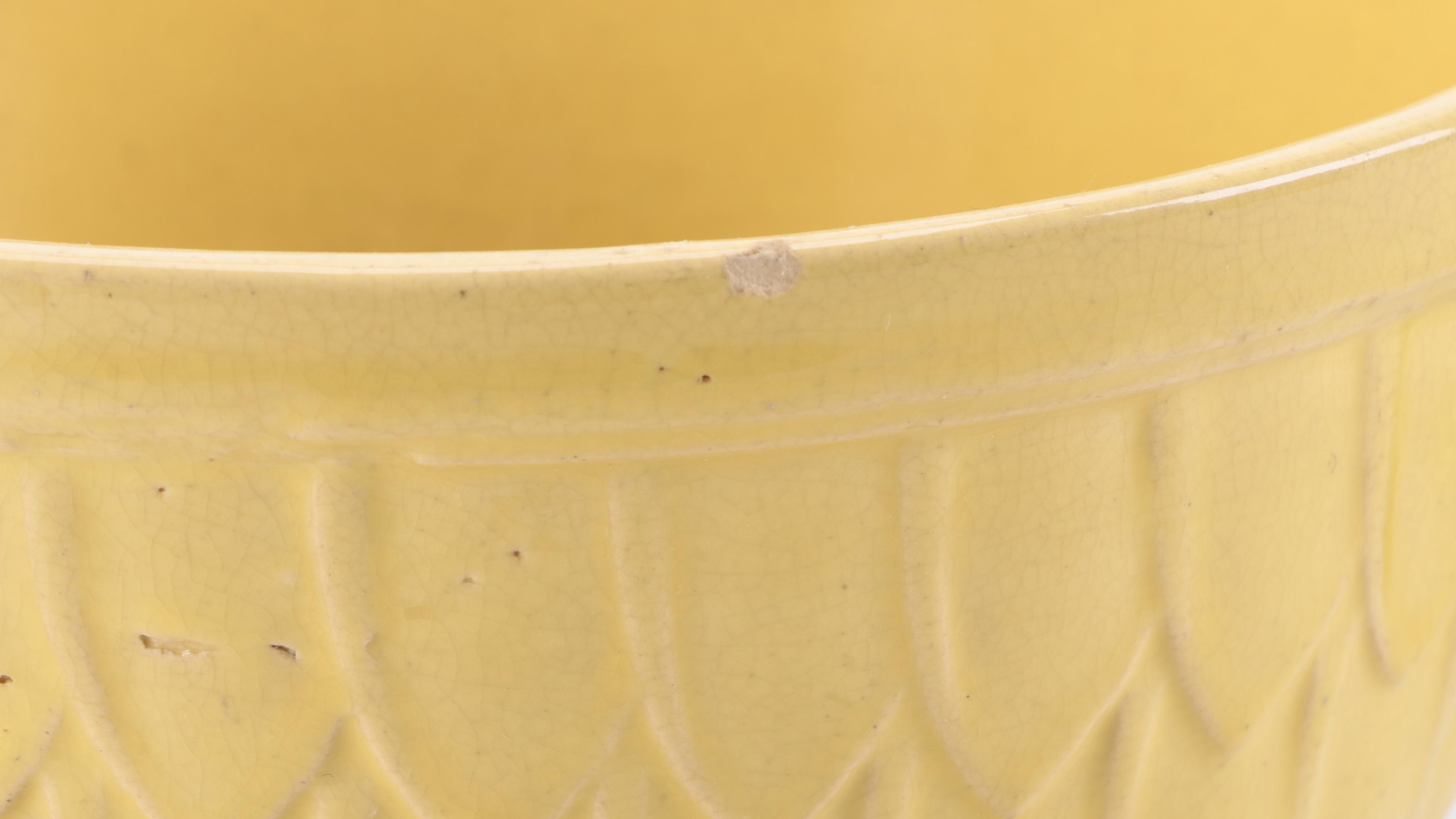 McCoy Pottery Fish Scale Pattern Ceramic Bowls, Mid-20th Century