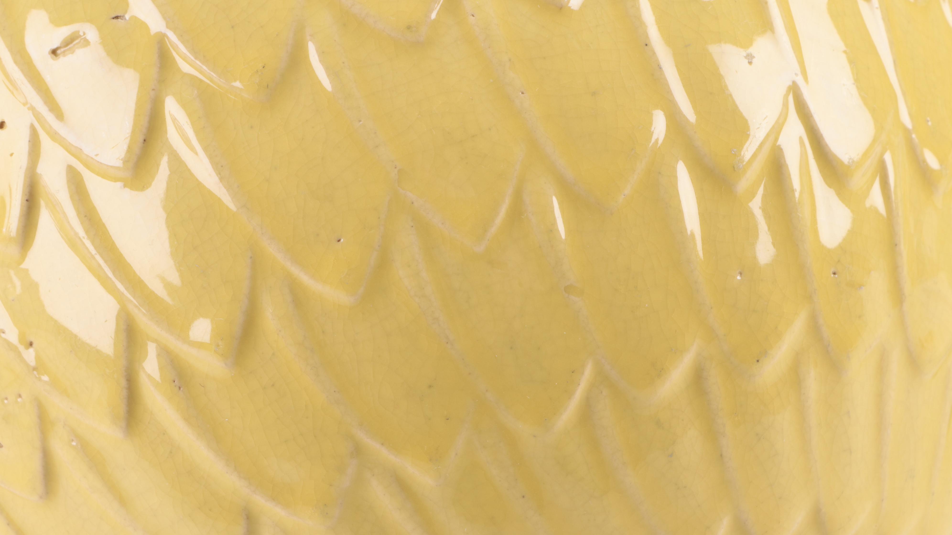 McCoy Pottery Fish Scale Pattern Ceramic Bowls, Mid-20th Century