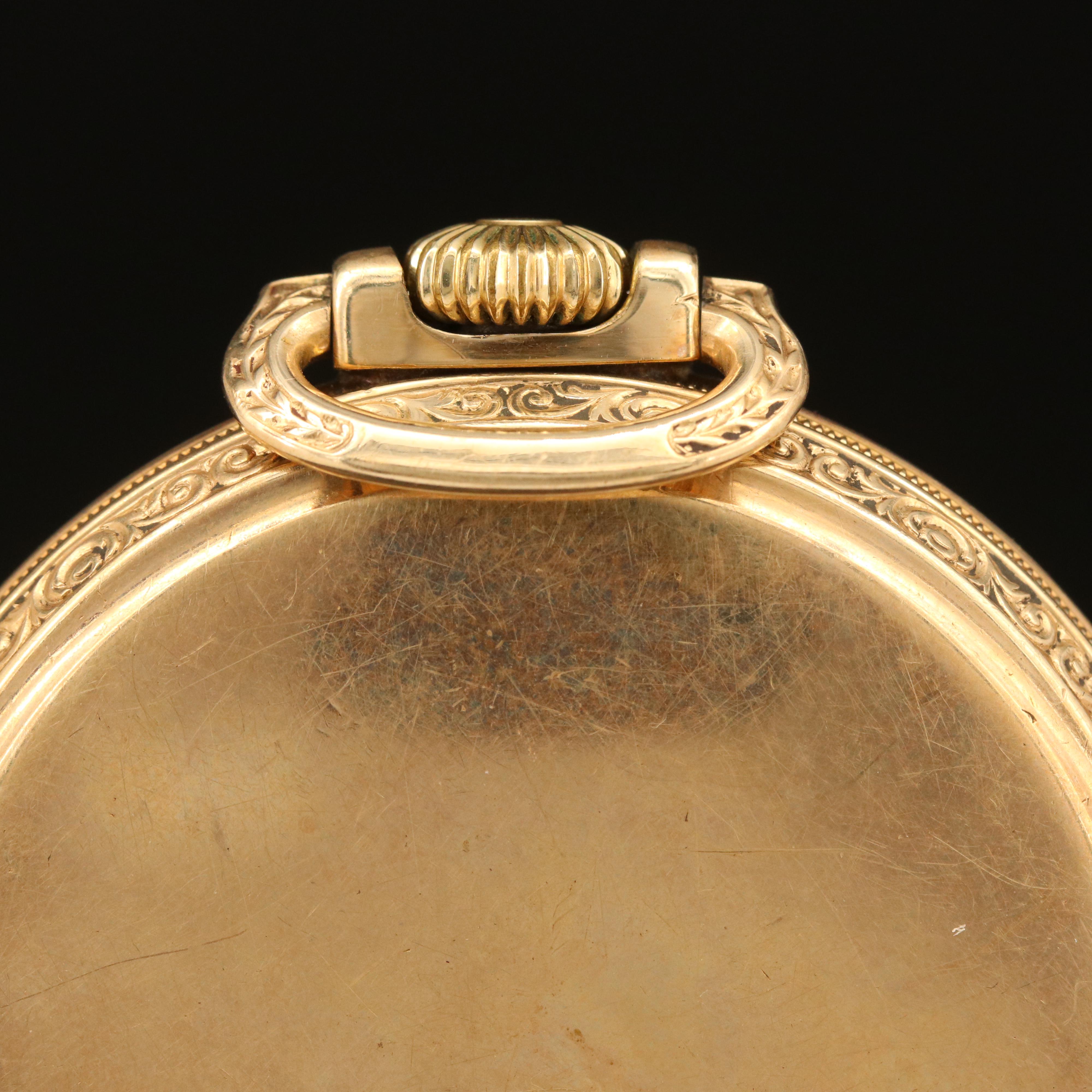 1926 Waltham "Vanguard Railroad" with Wind Indicator Pocket Watch