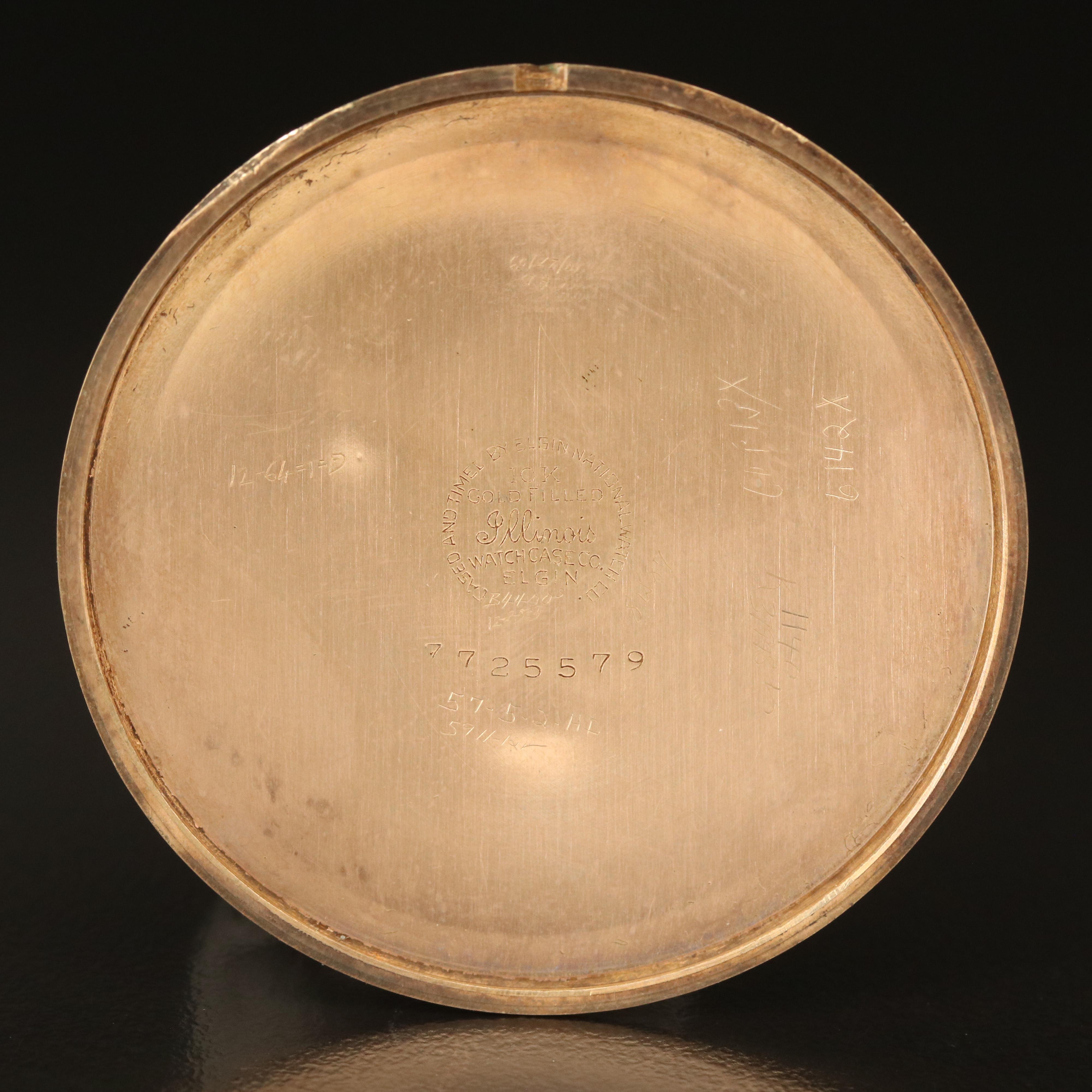 1946 Elgin Deluxe Gold-Filled Pocket Watch