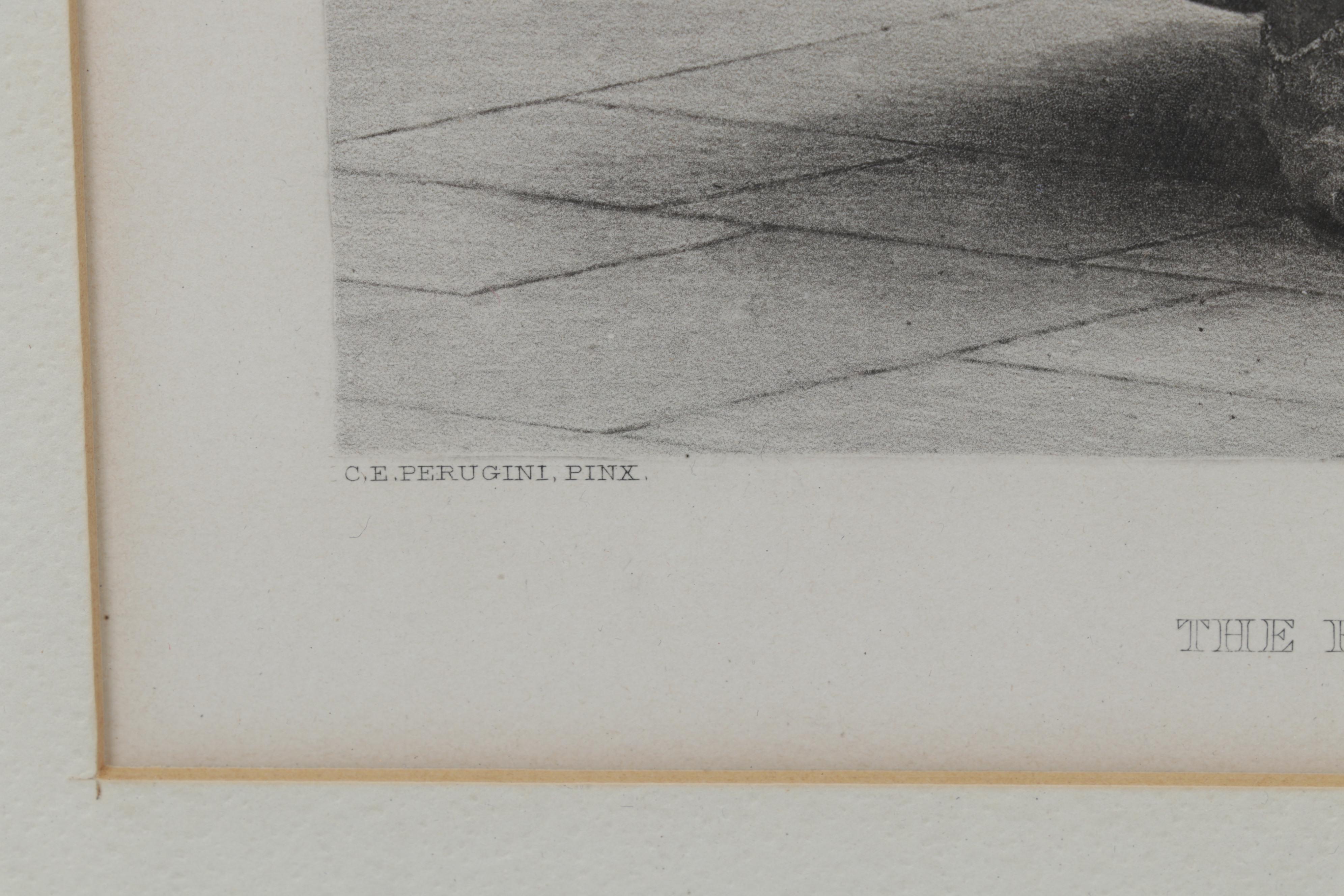 Photogravure After Charles Edward Perugini "The First Spoken Words of Love"