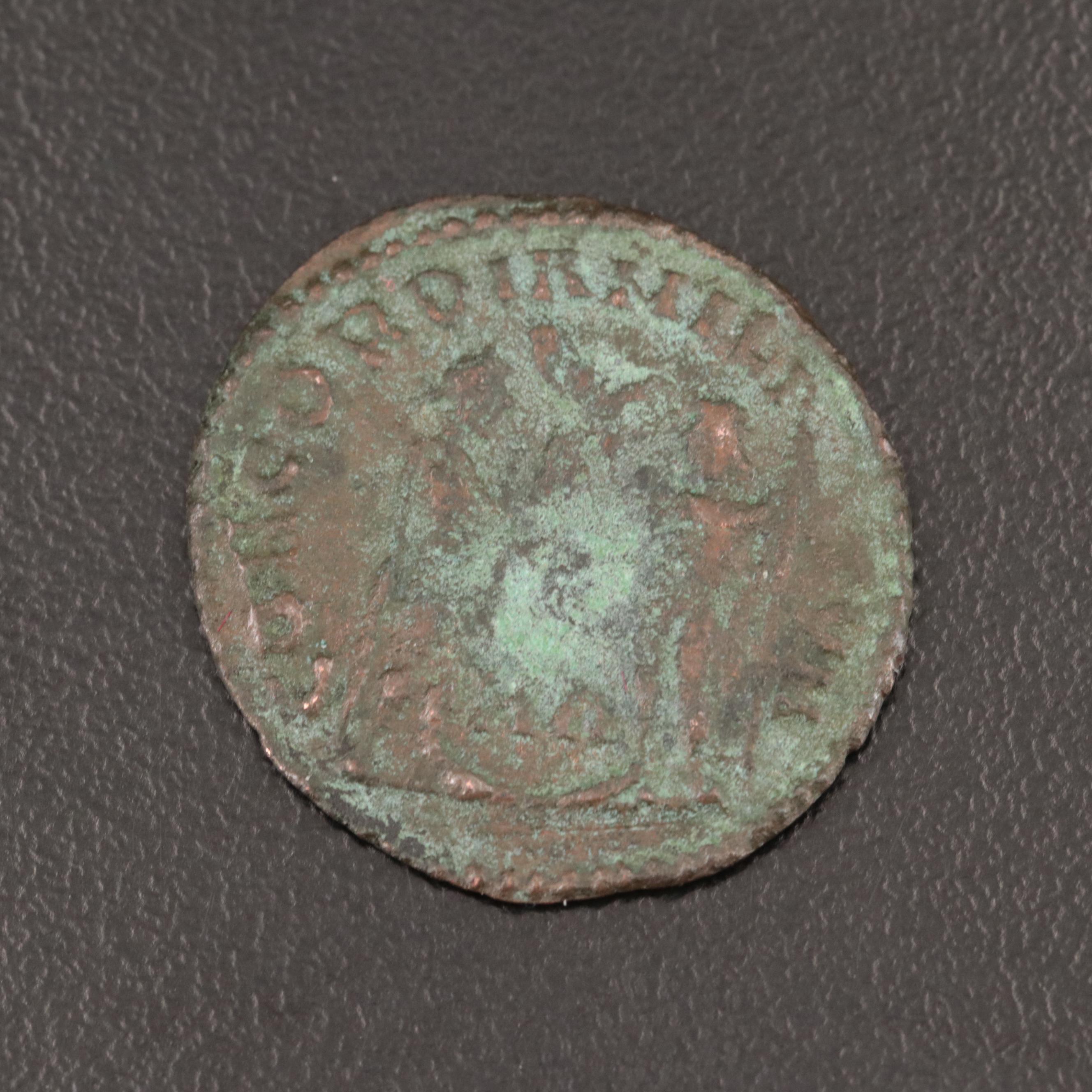 Ancient Roman Imperial Æ Antoninianus of Maximianus, ca. 295 AD