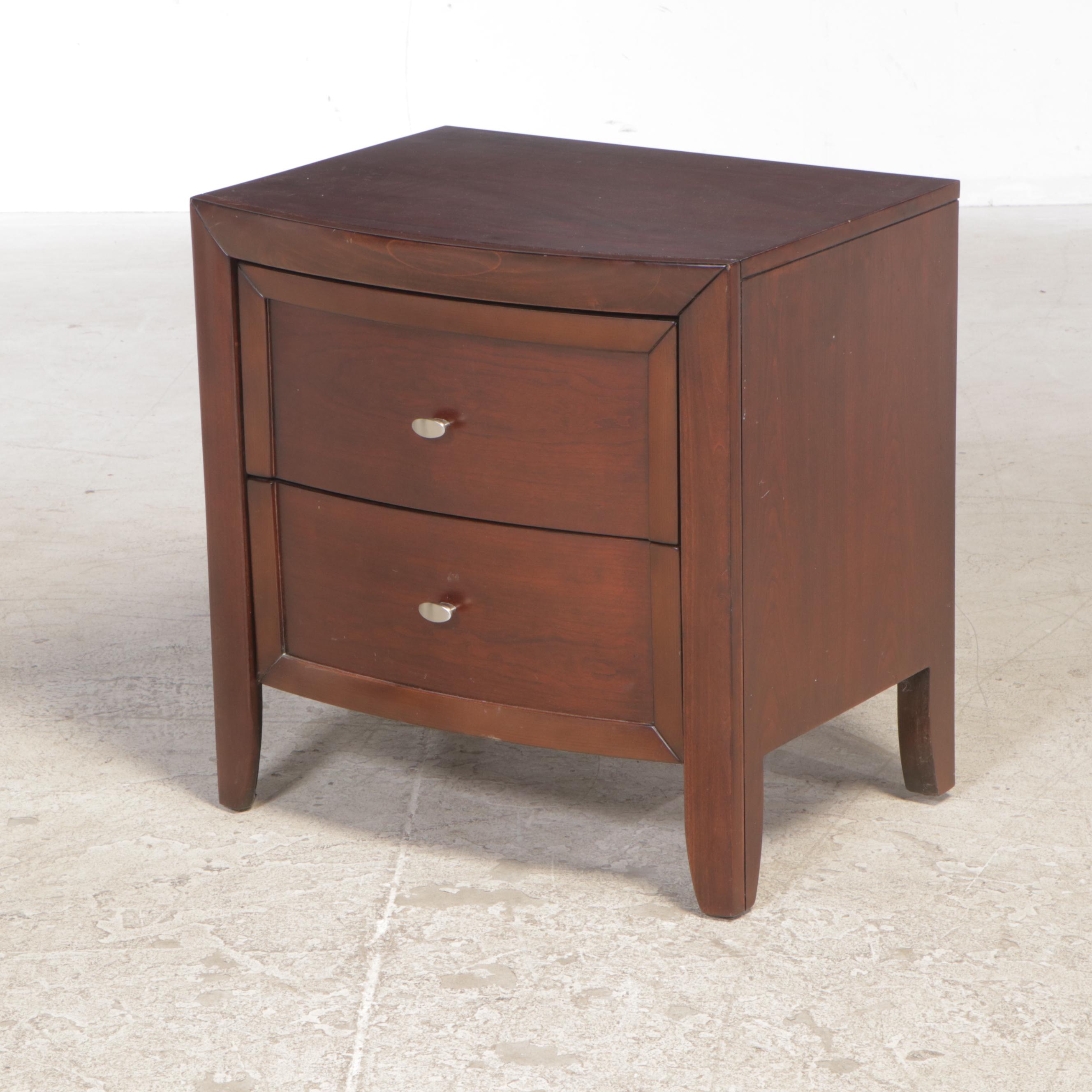 Casana Furniture "Juliette" Cherrywood Queen Size Bed Frame with Nightstand