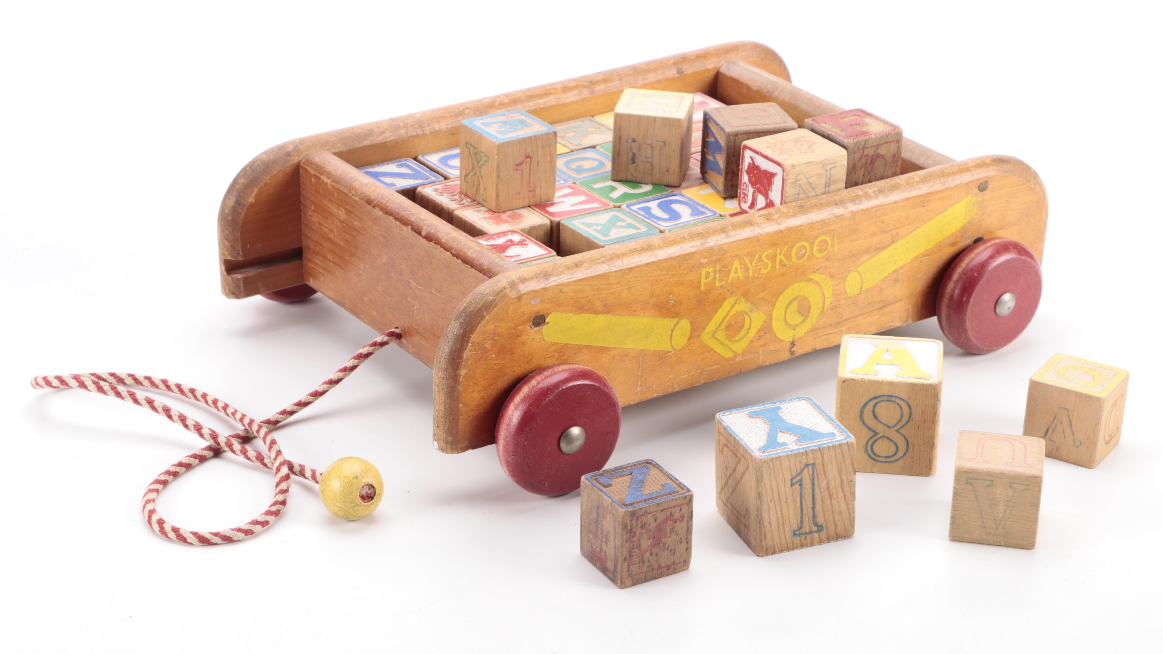Playskool Wooden Blocks and Other Pretend Play Toys