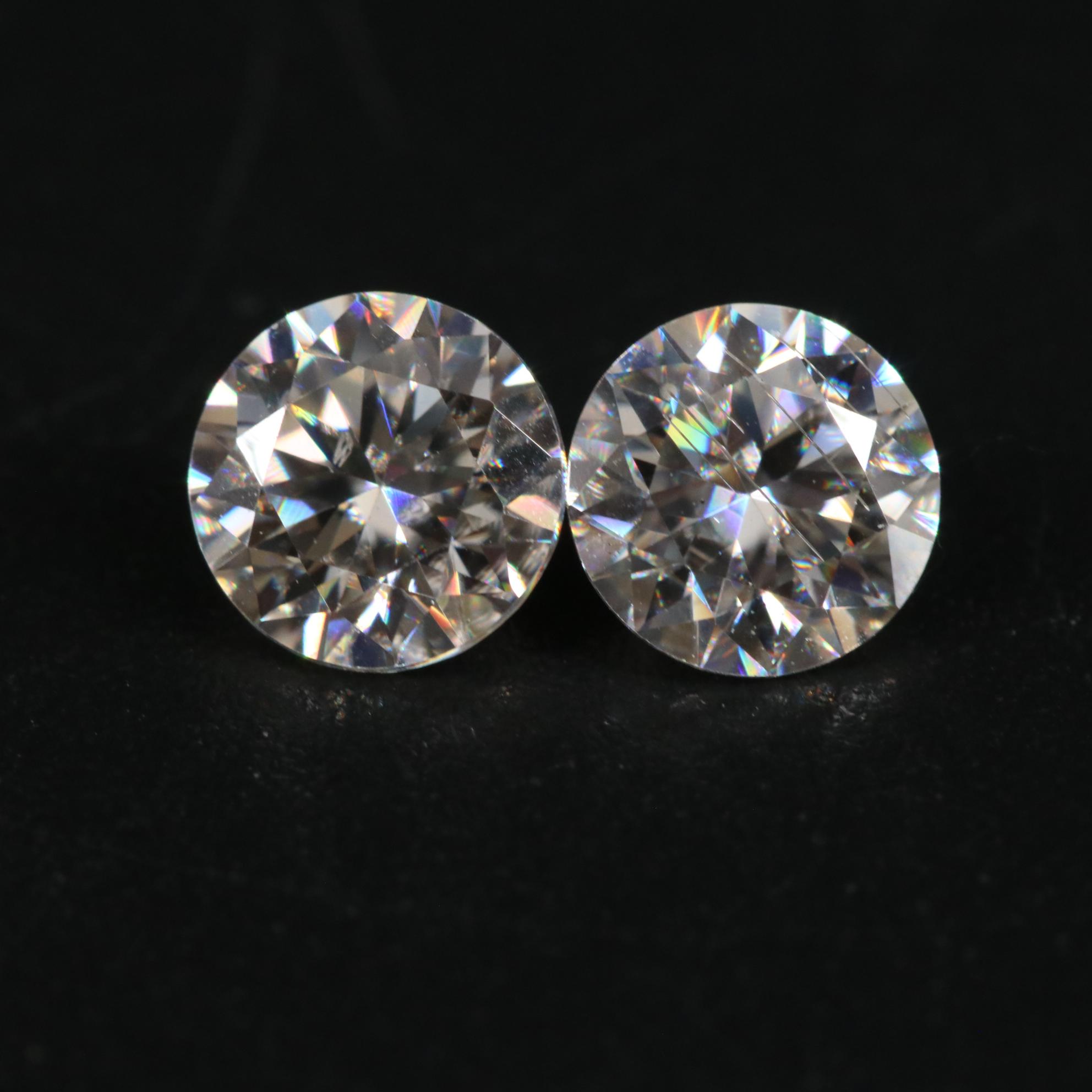 Loose 0.87 CTW Moissanite
