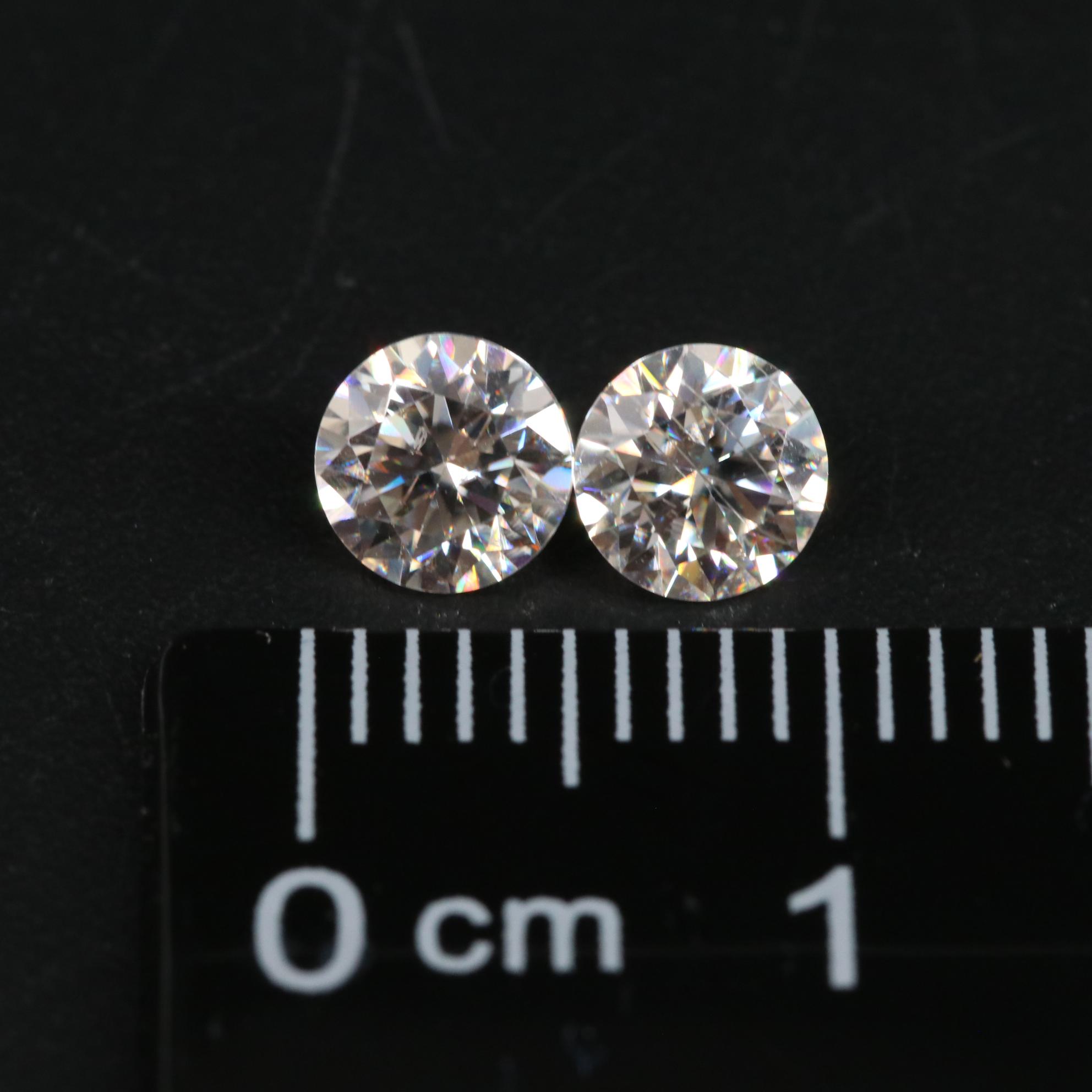 Loose 0.87 CTW Moissanite