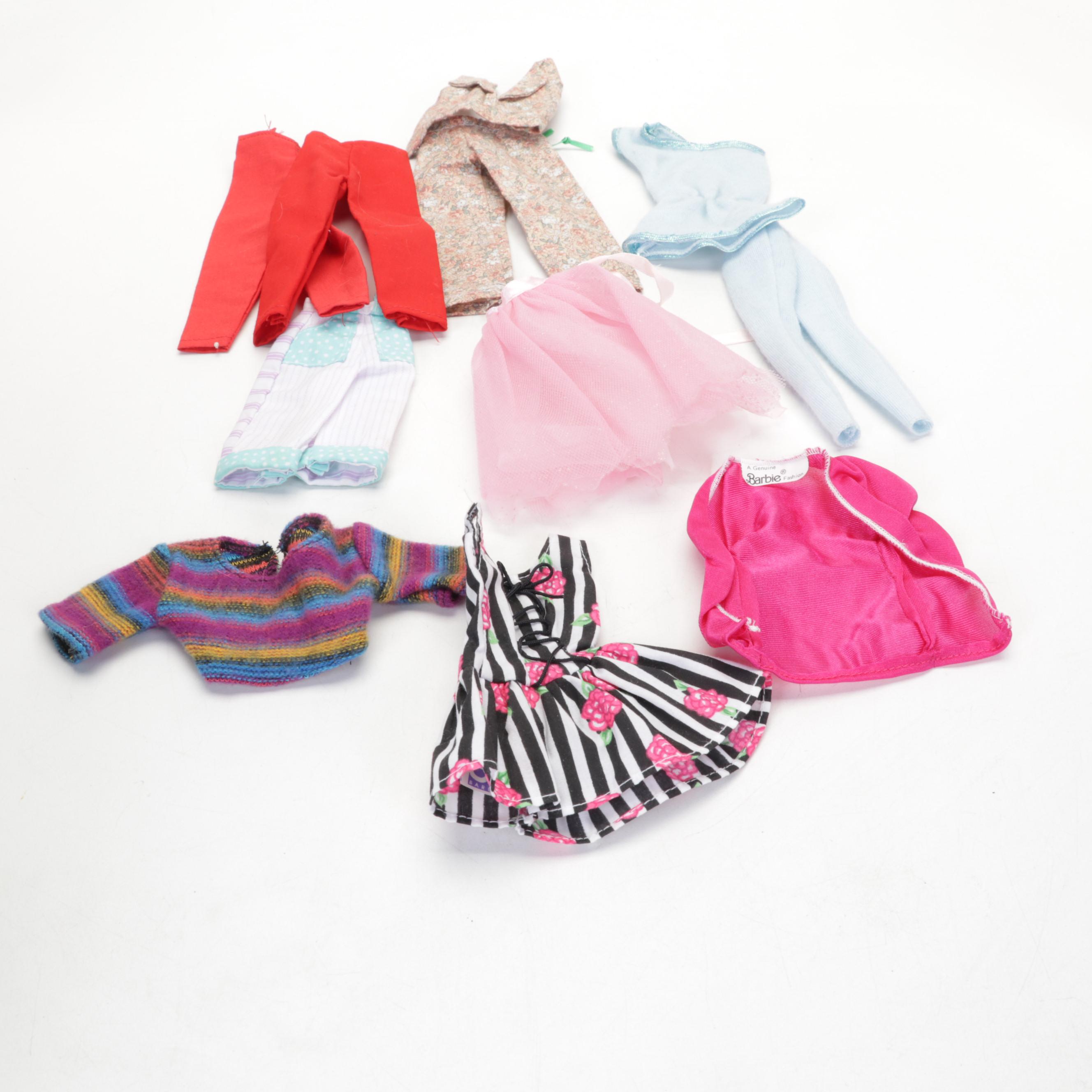 Mattel Barbie Dolls, Clothing, Cases, & Accessories with 1980's Trans-Am