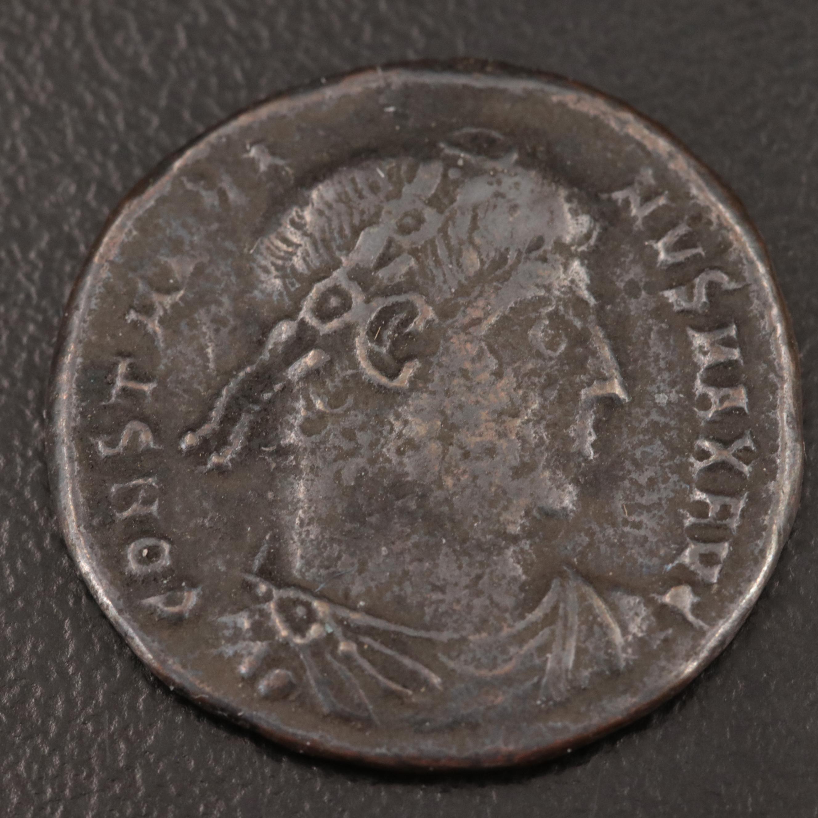 Ancient Roman Imperial AE3 Coin of Constantine I, "The Great", ca. 307 AD