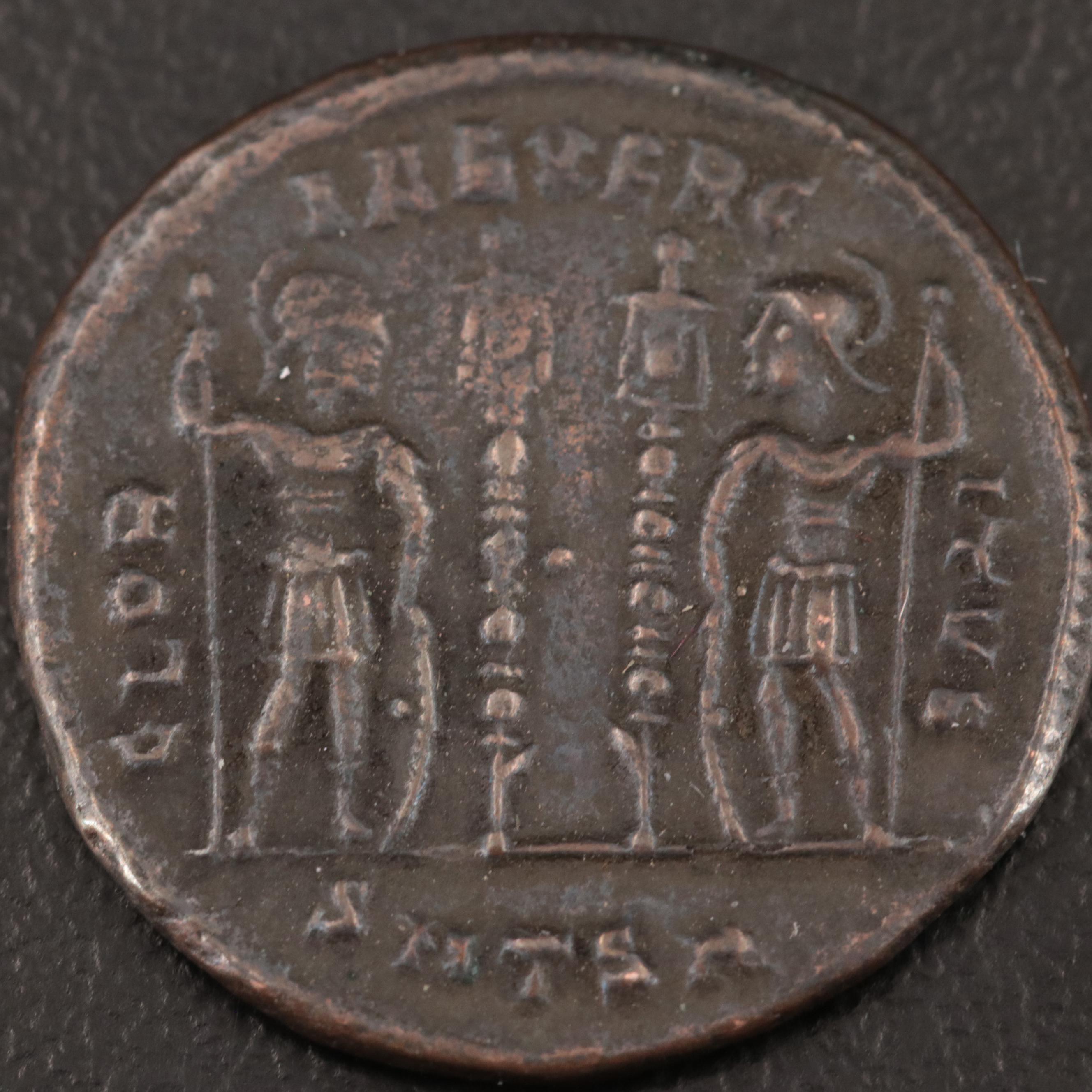 Ancient Roman Imperial AE3 Coin of Constantine I, "The Great", ca. 307 AD