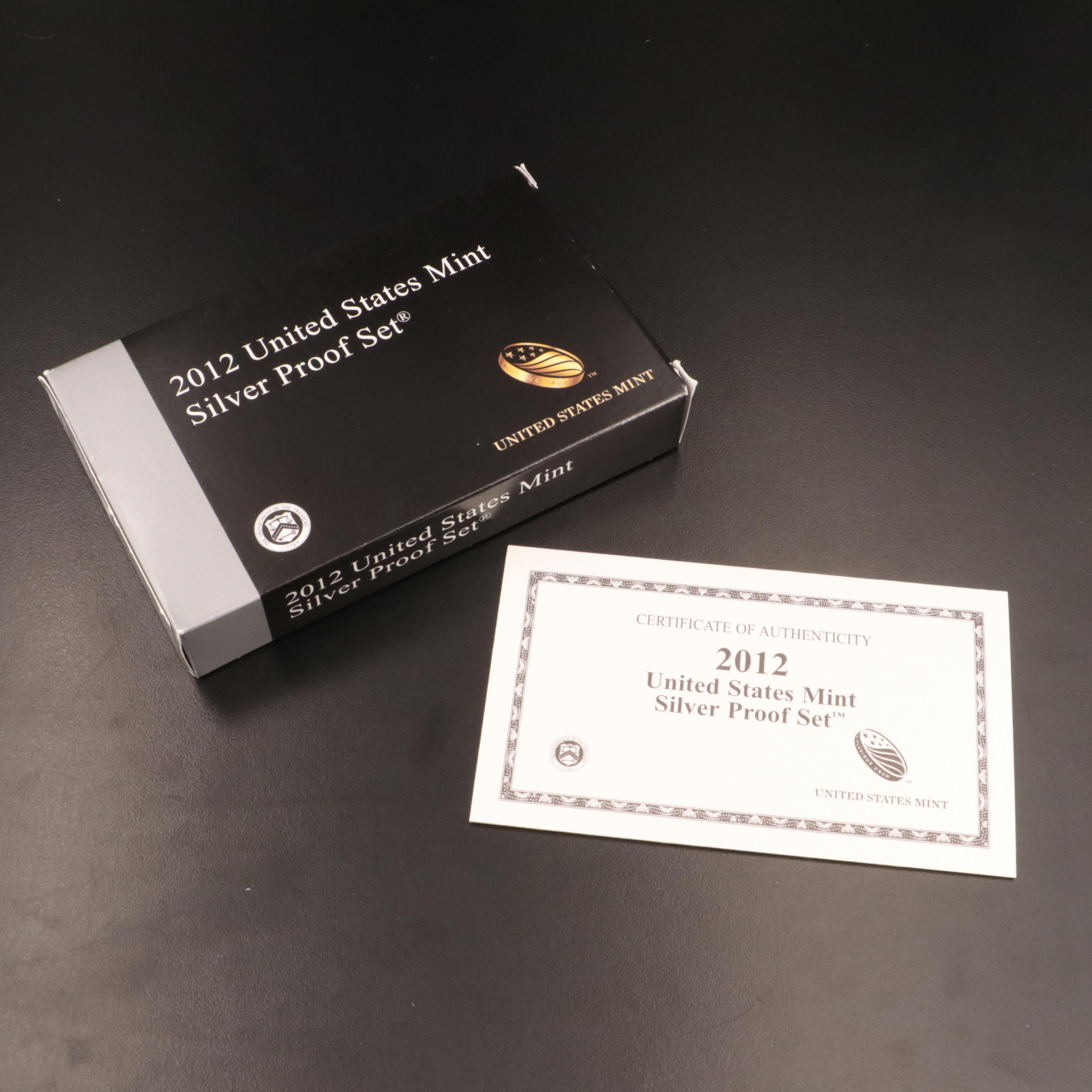 Key Date 2012 U.S. Mint Silver Proof Set