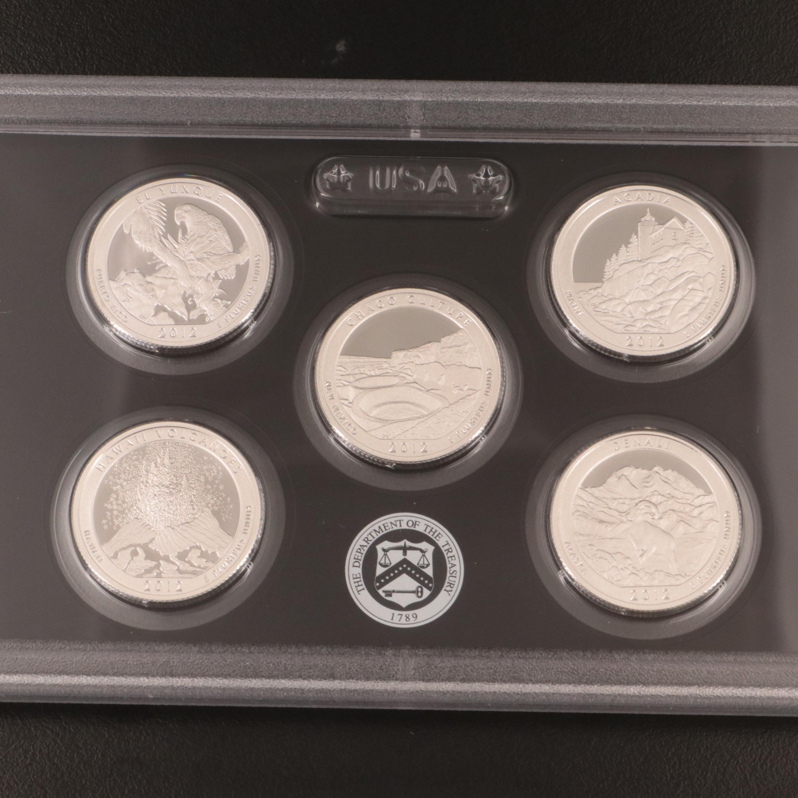 Key Date 2012 U.S. Mint Silver Proof Set