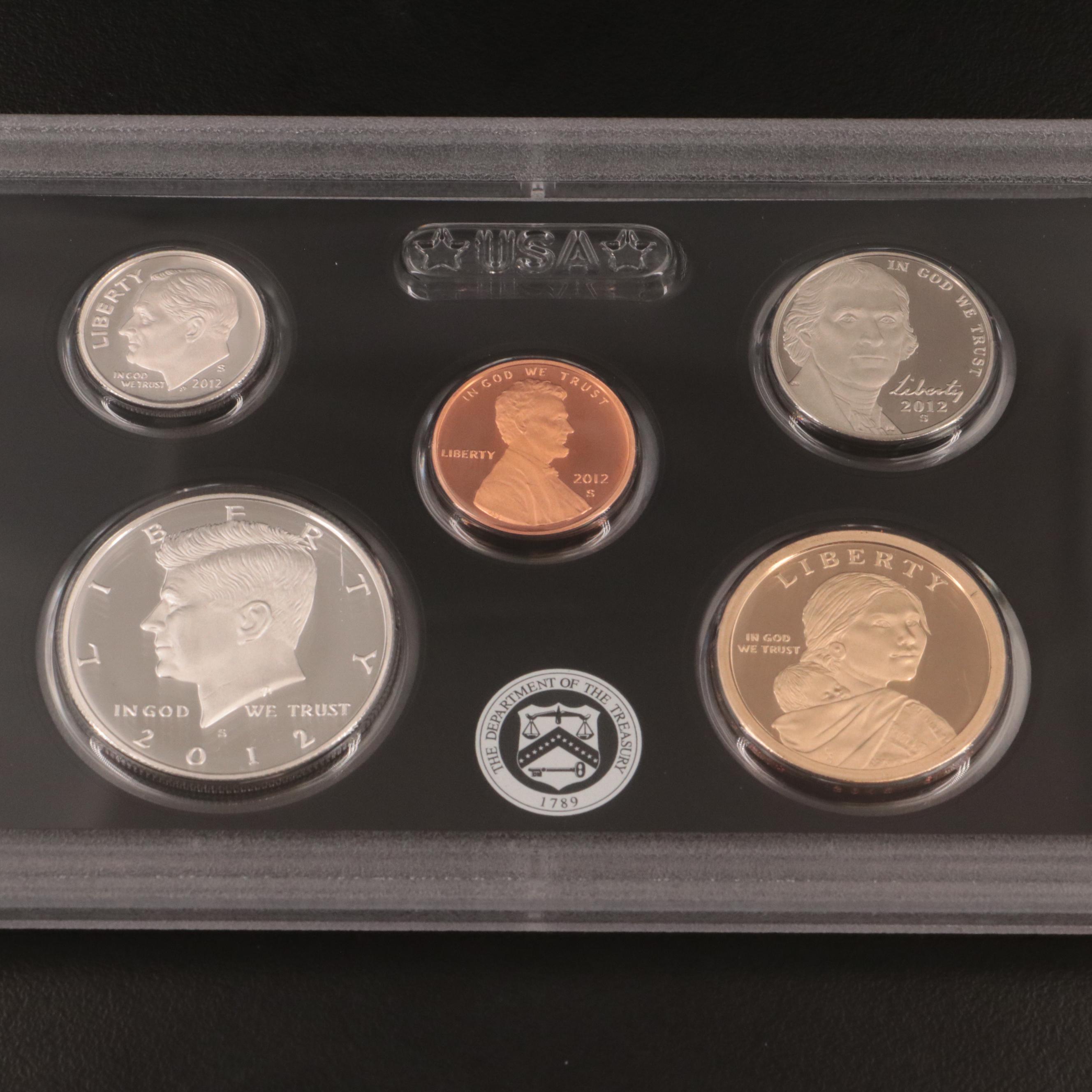 Key Date 2012 U.S. Mint Silver Proof Set