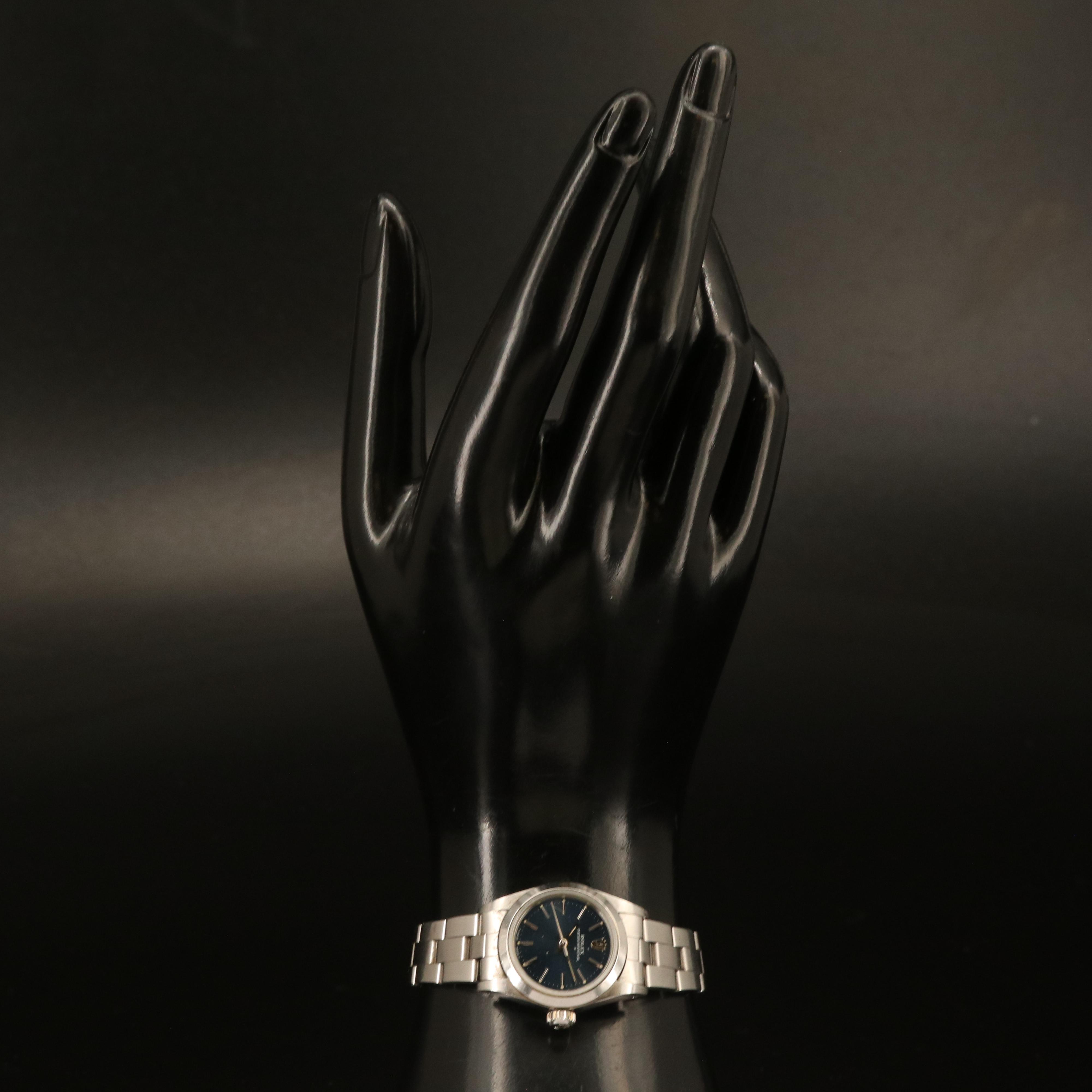 1990 Rolex Stainless Steel Oyster Perpetual Watch