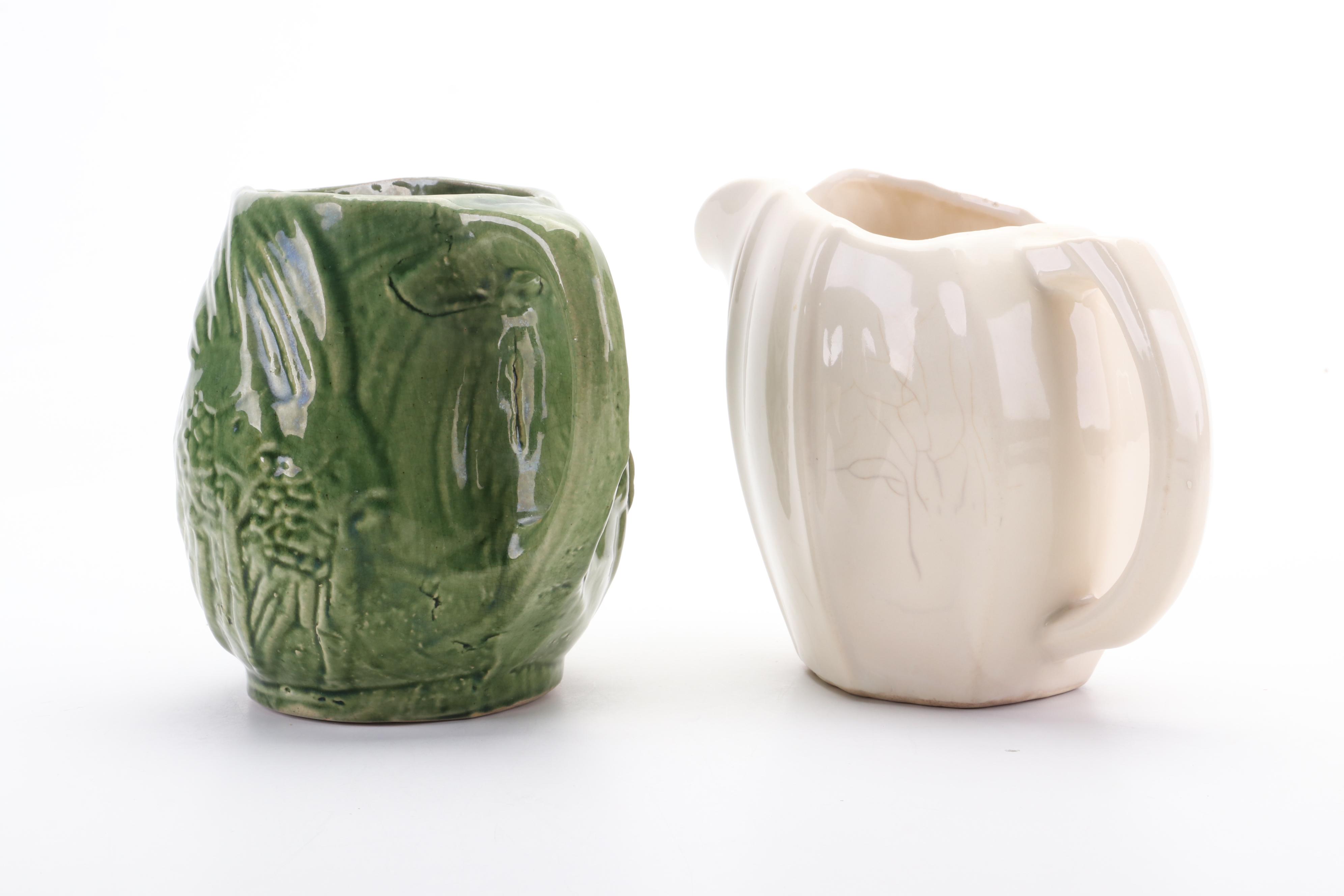 McCoy Pottery Pitchers and Other American Pottery Décor, Mid-20th Century