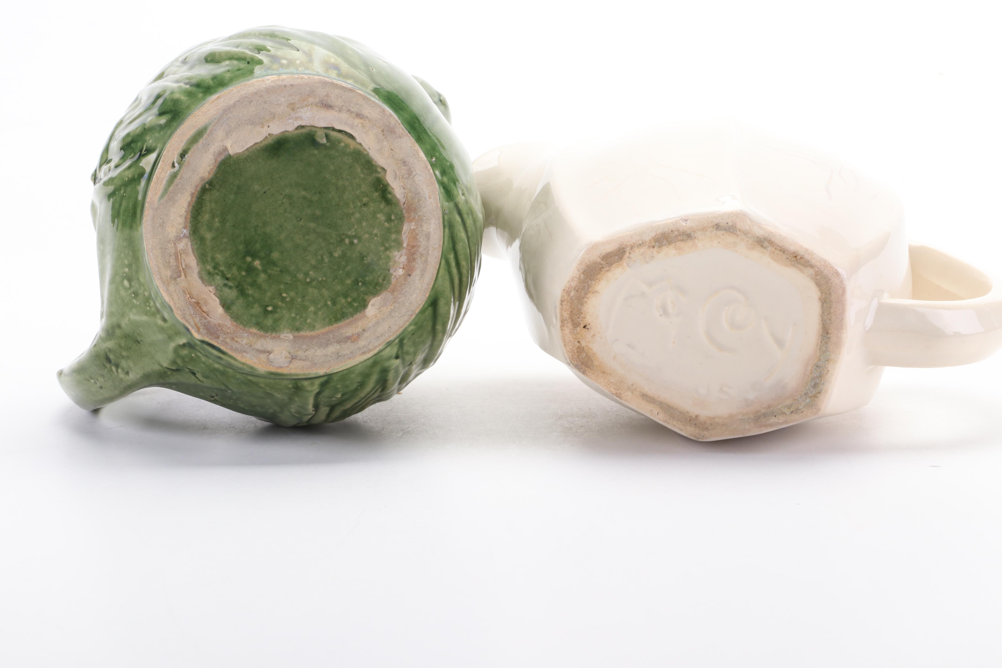 McCoy Pottery Pitchers and Other American Pottery Décor, Mid-20th Century