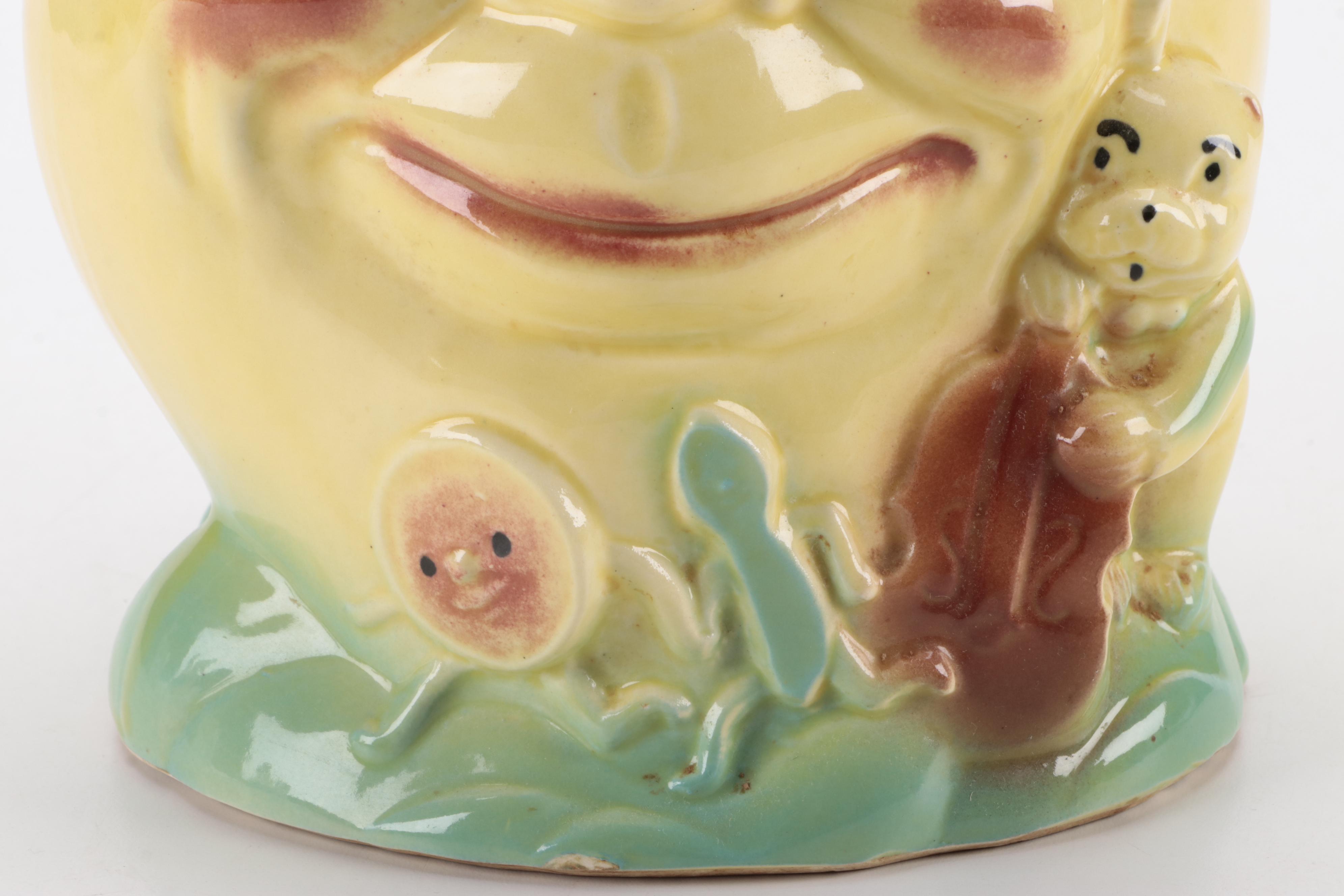 Robinson Ransbottom Pottery Co. Cow Jumped Over The Moon Cookie Jar