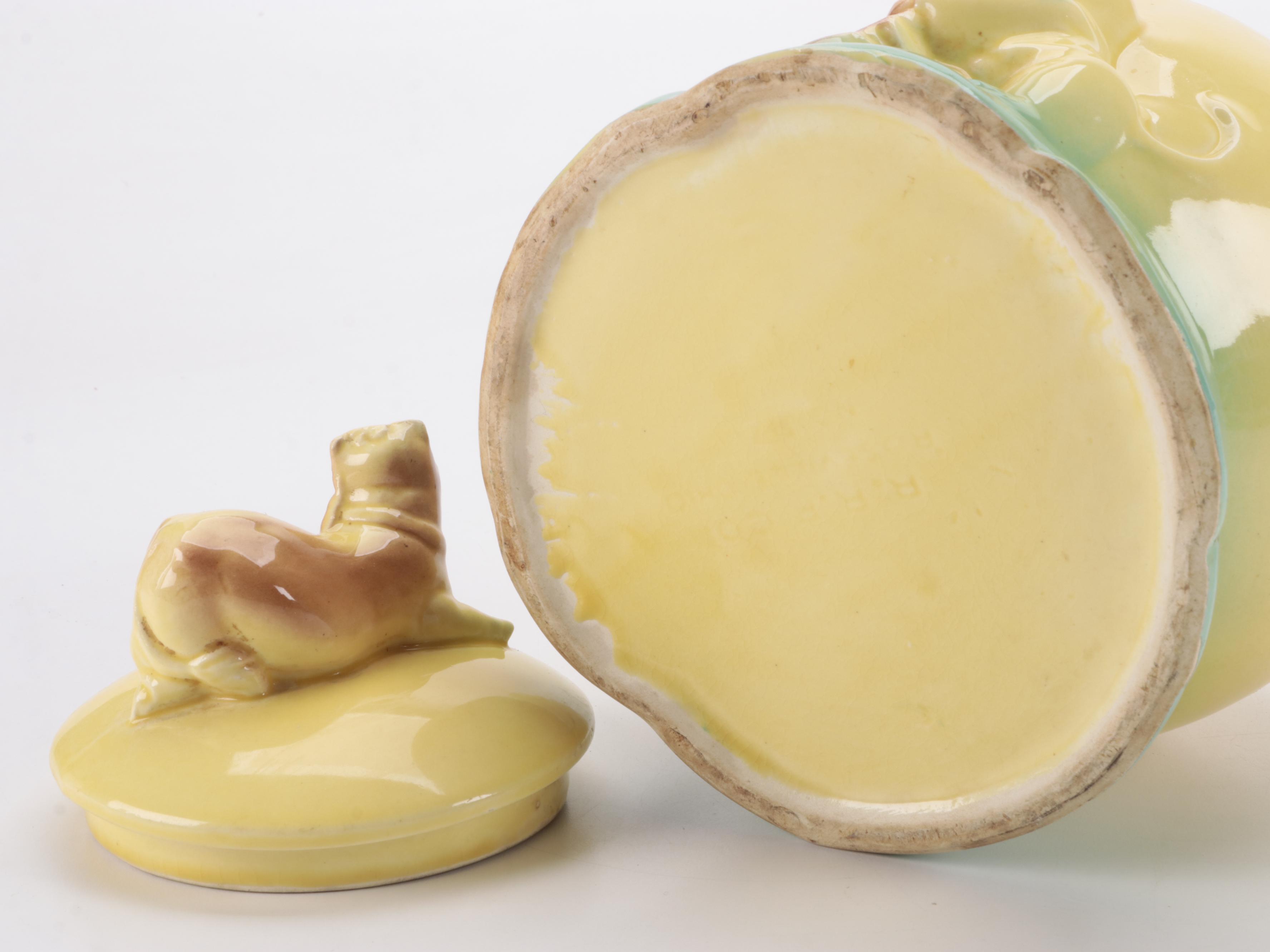 Robinson Ransbottom Pottery Co. Cow Jumped Over The Moon Cookie Jar