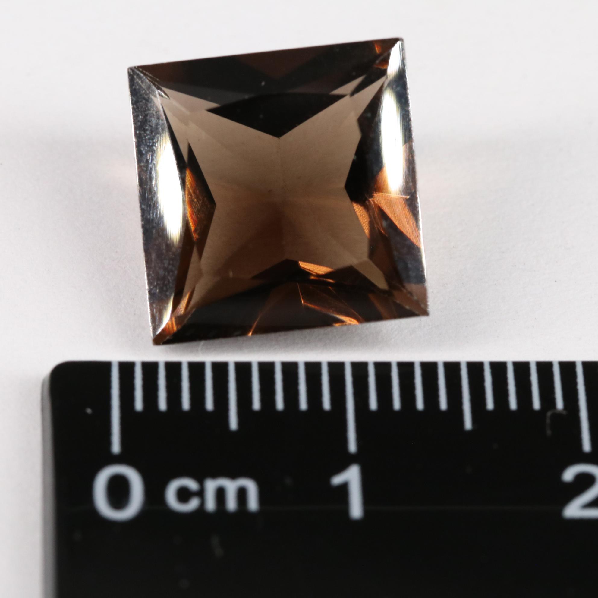 Loose 7.28 CT Smoky Quartz