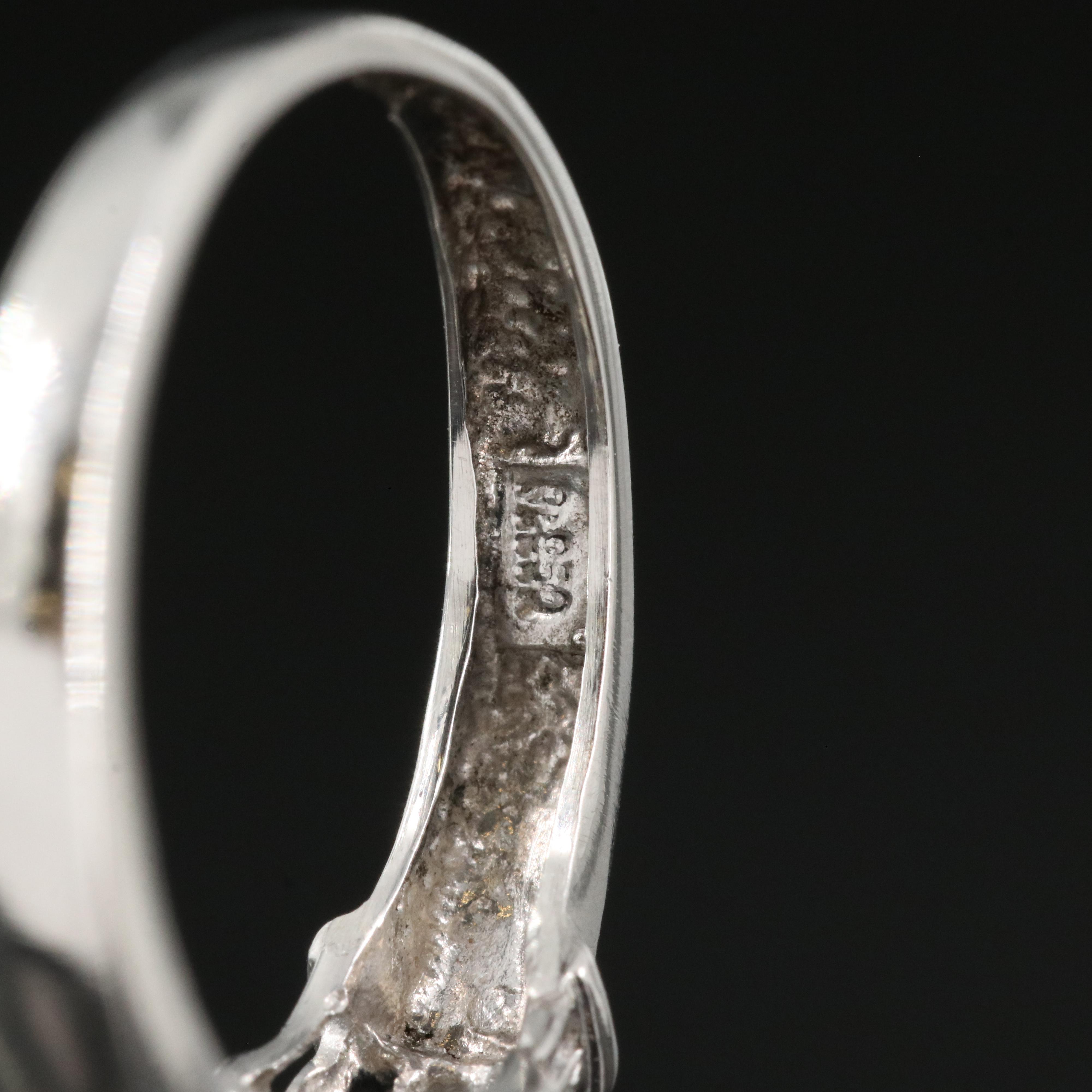 Platinum 5.28 CTW Lab Grown Diamond Ring with IGI Report