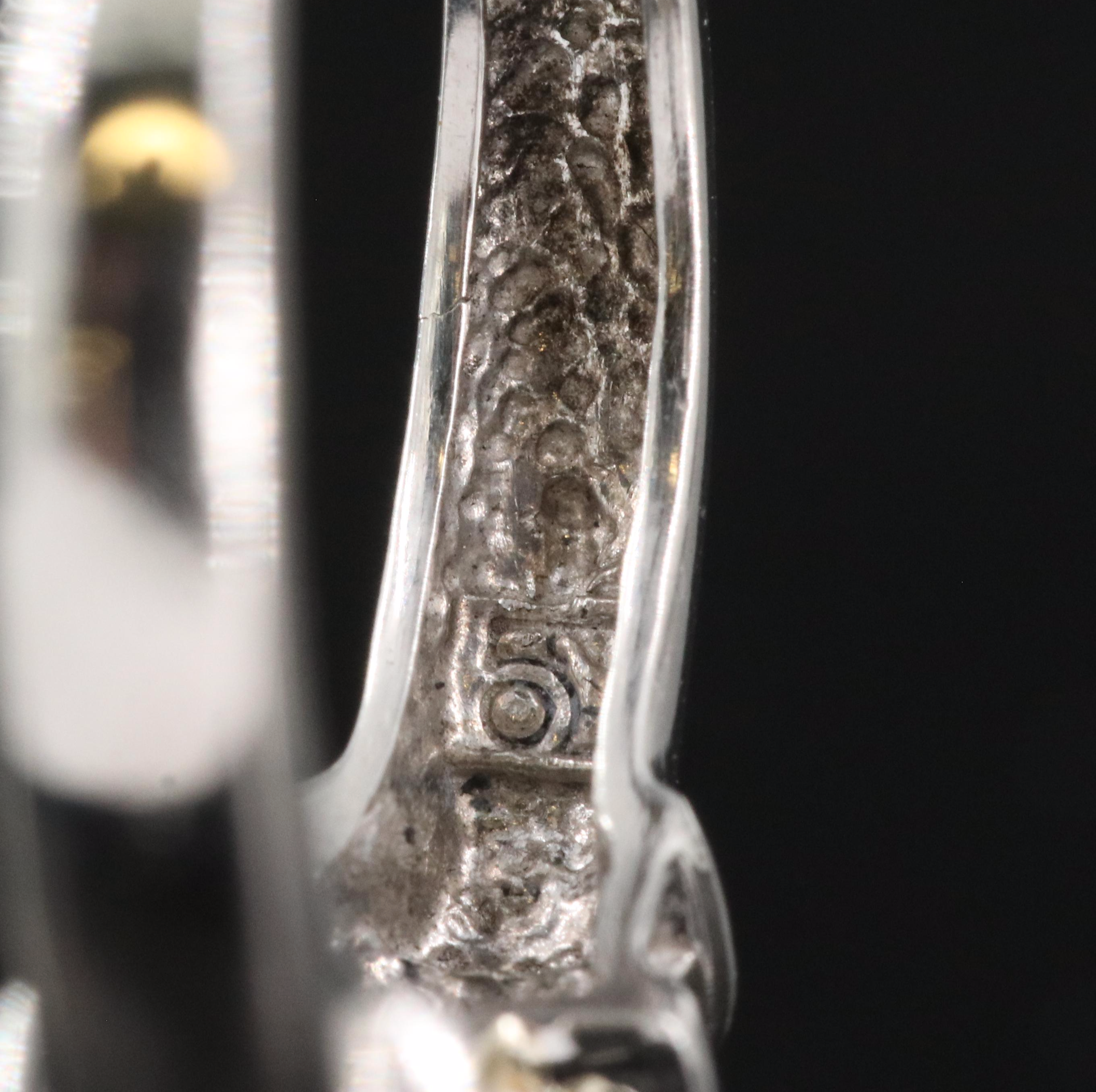 Platinum 5.28 CTW Lab Grown Diamond Ring with IGI Report