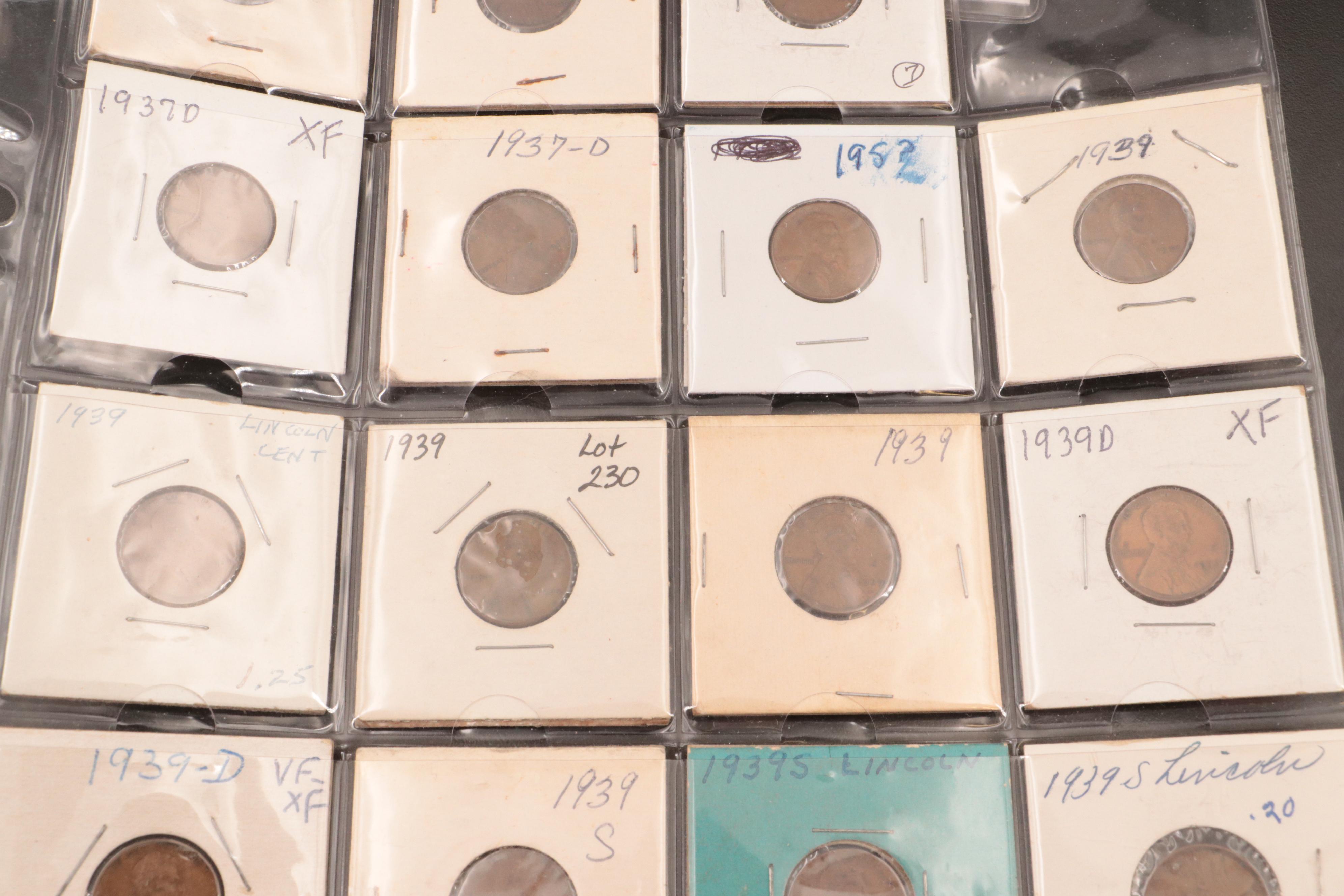 Kennedy Half Dollars with Indian Head and Lincoln Cents