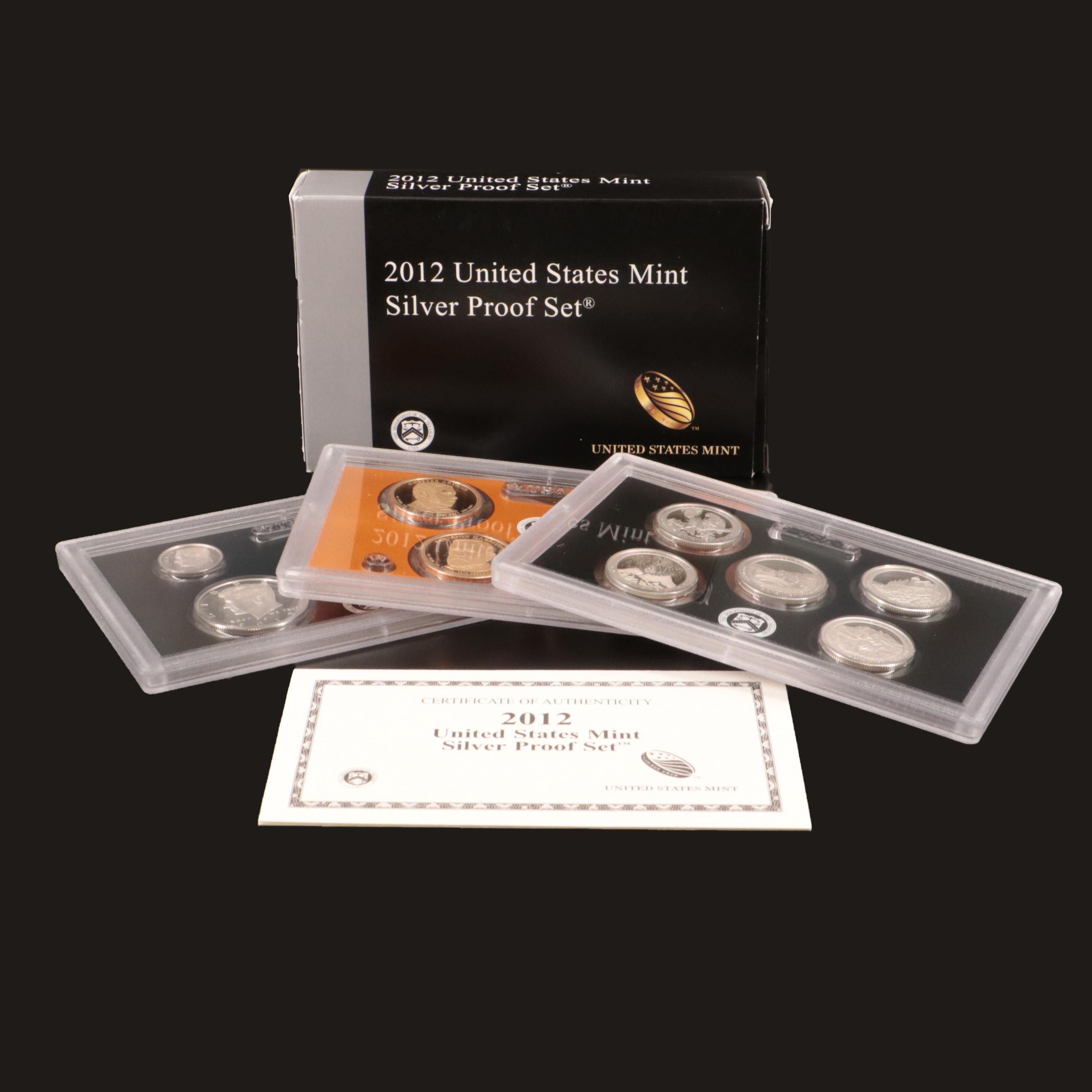 Key Date 2012 U.S. Mint Silver Proof Set