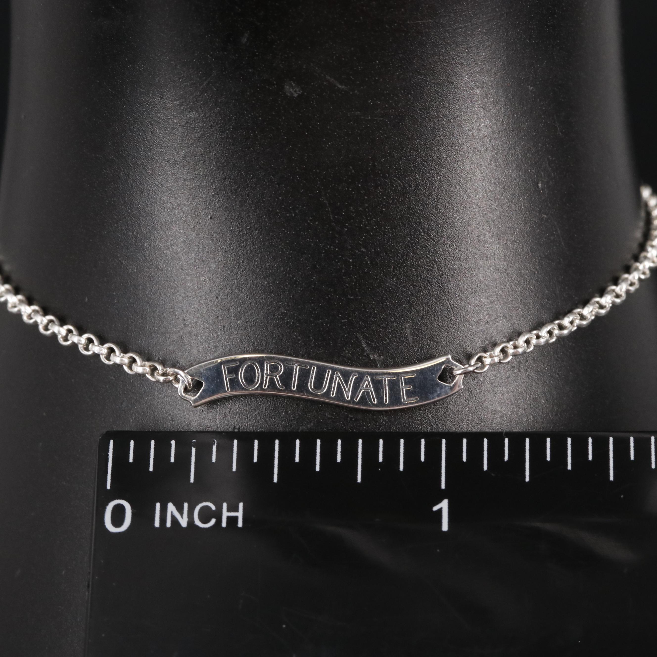 Sterling Fortunate Bracelet