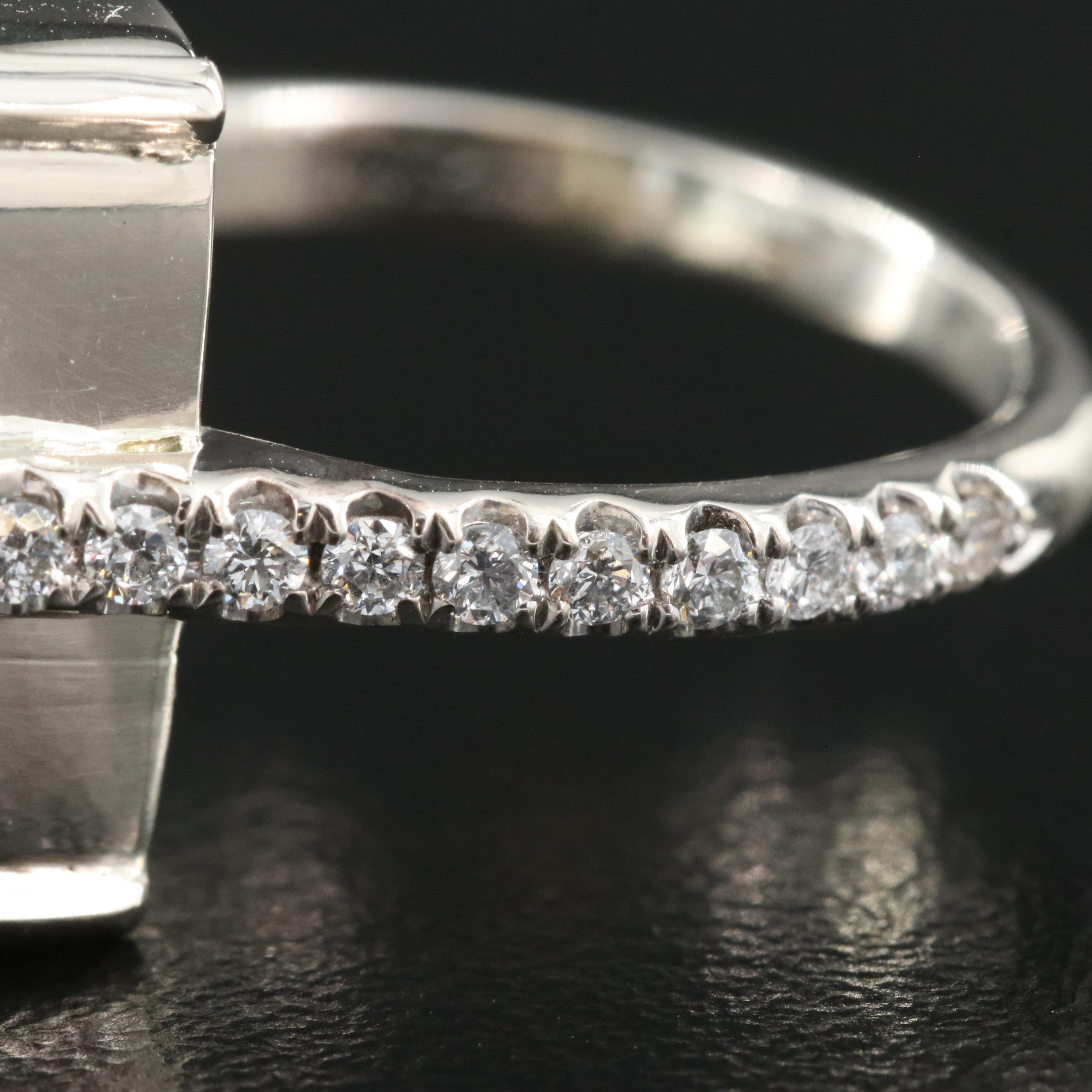 Neil Lane 14K 28.92 CT Aquamarine and Diamond Ring