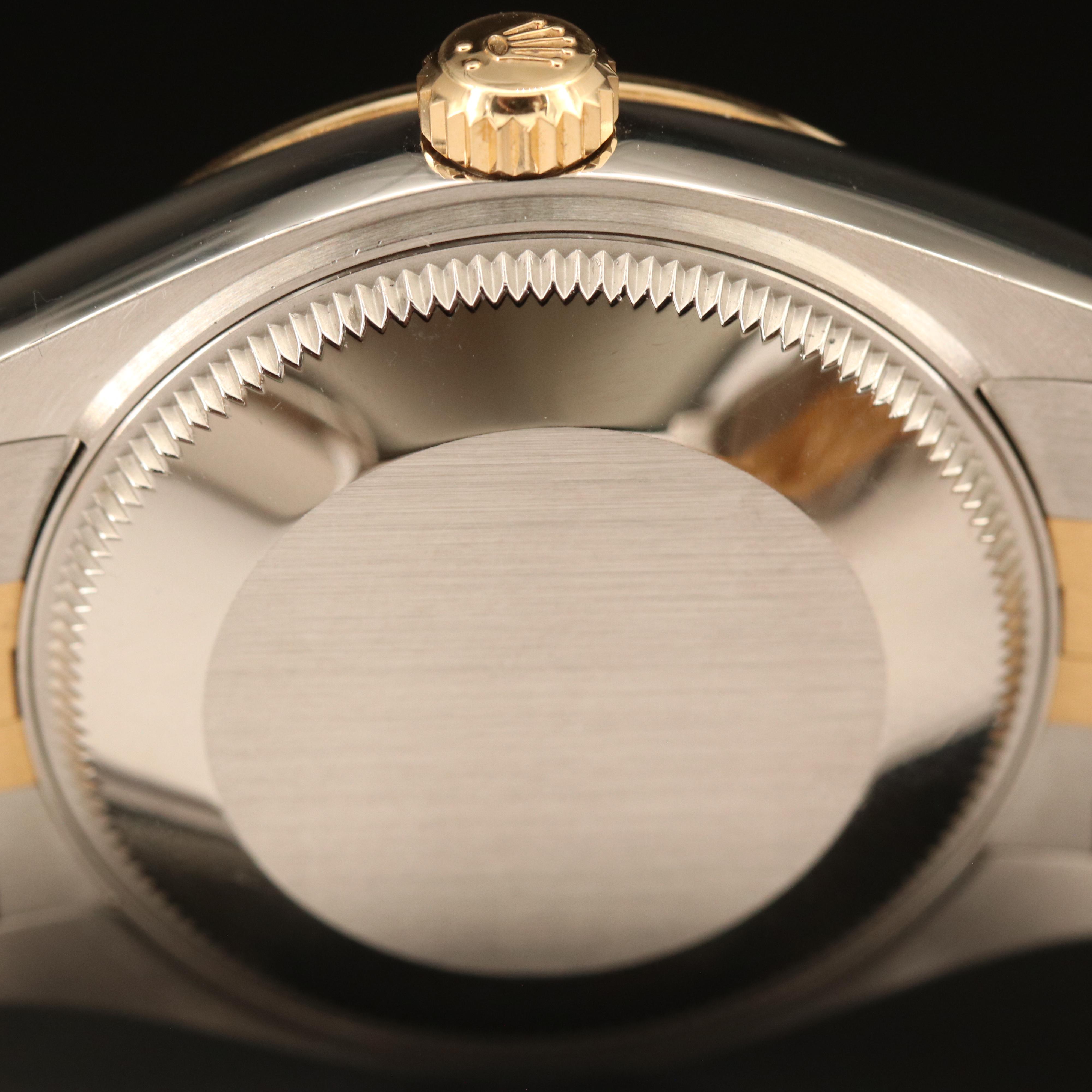 Rolex 18K Diamond Oyster Perpetual Datejust Watch