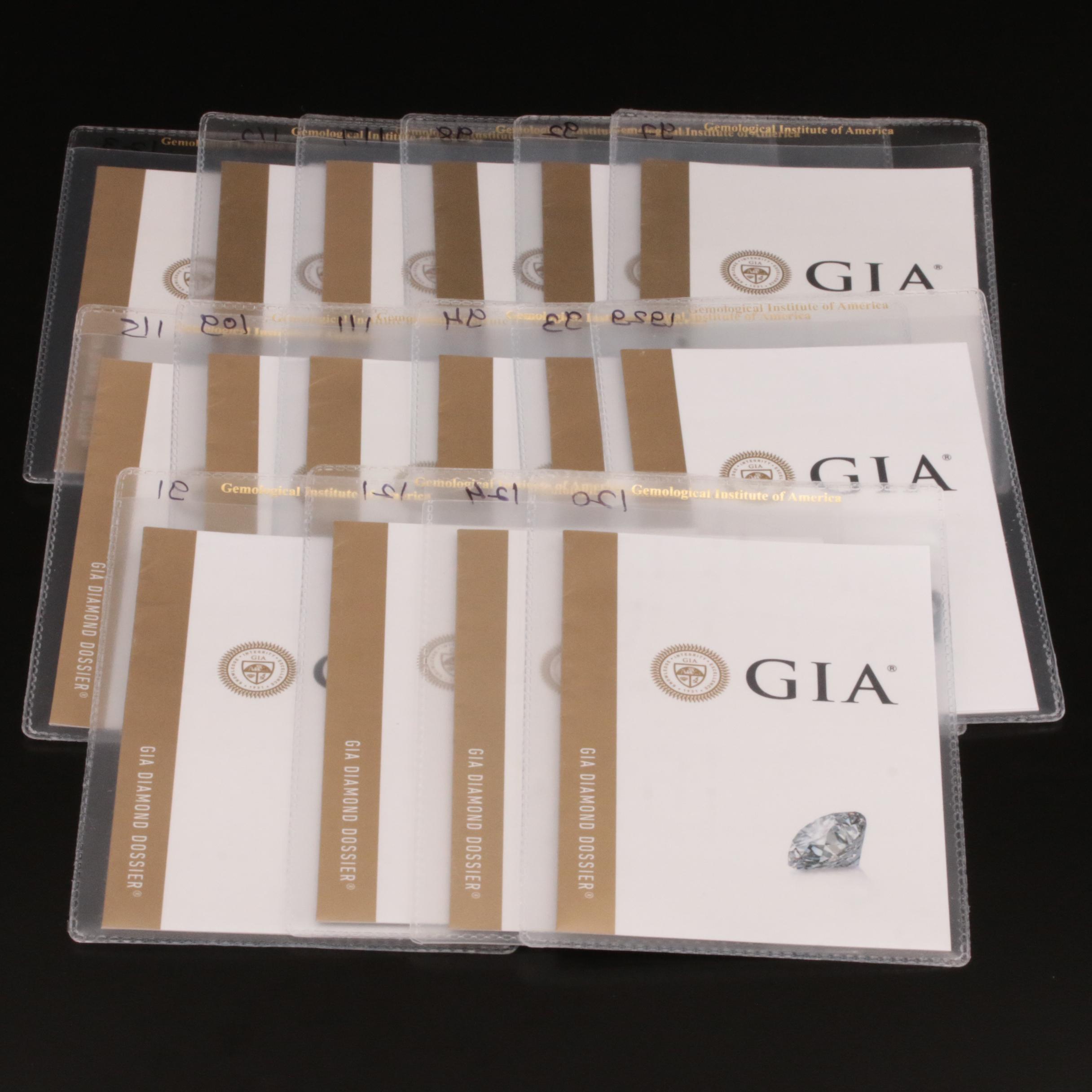 Platinum 6.43 CTW Diamond Eternity Band with GIA Reports