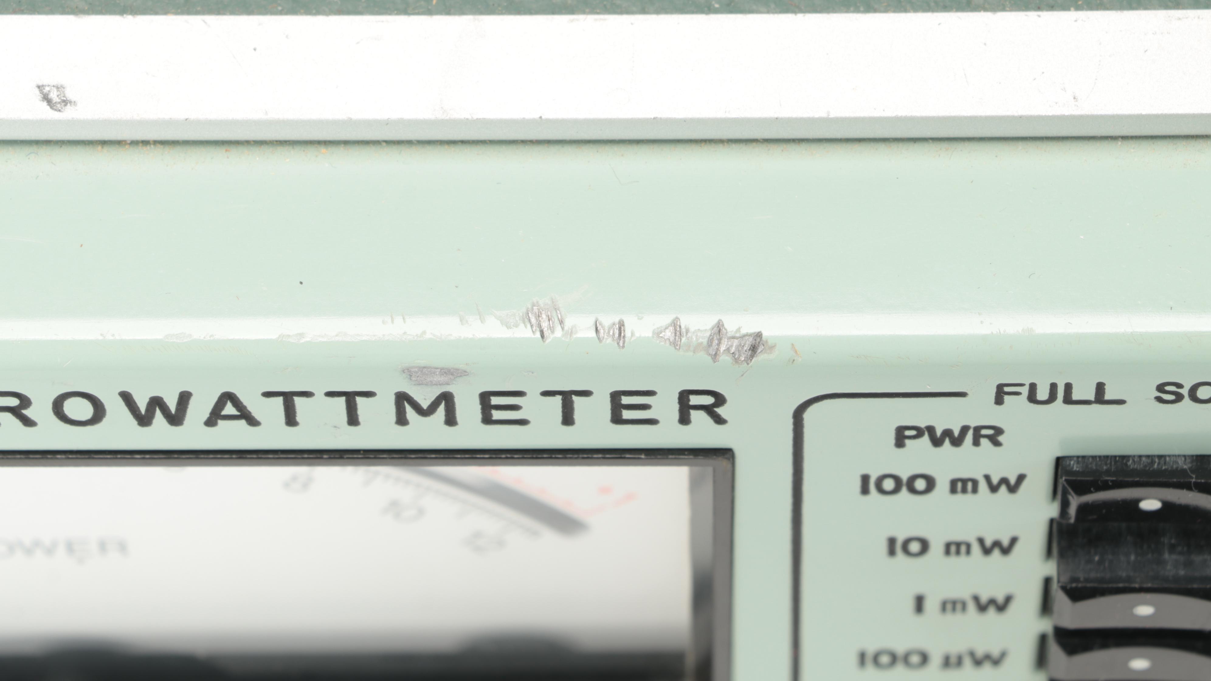 Boonton Electronics Microwattmeter and RF Millivoltmeter