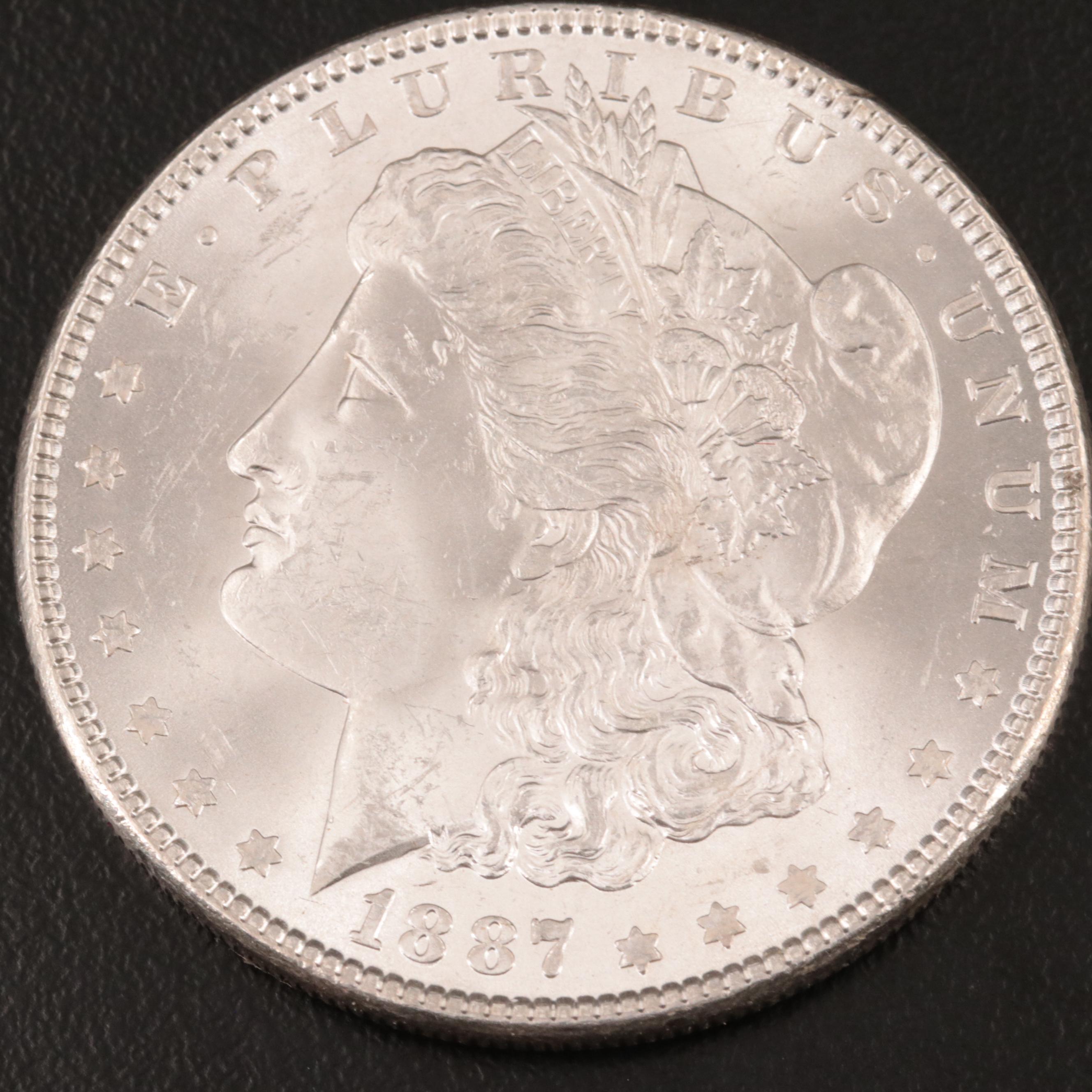 1887 Morgan Silver Dollar